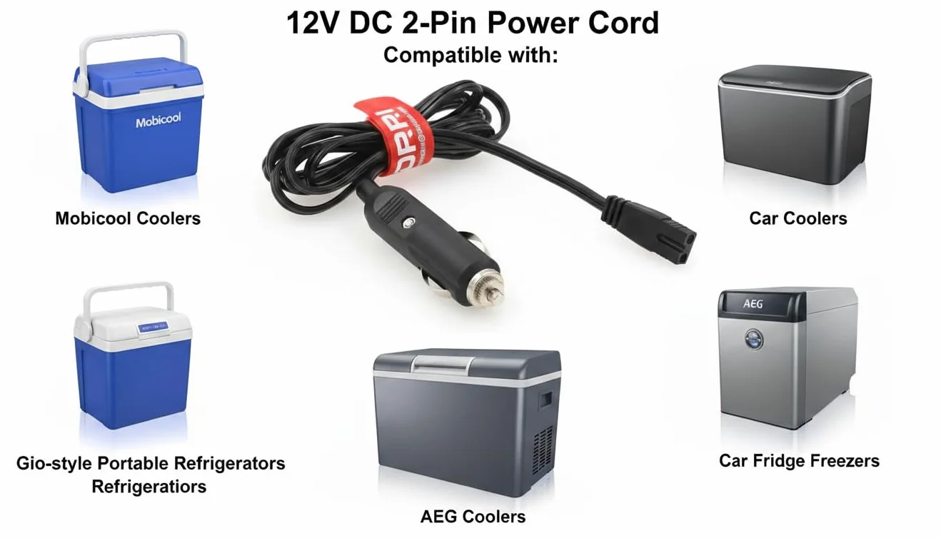 Mini frigorifero 12 V DC 2 pin Mobicool AEG Cooler portatile congelatore auto 3 m