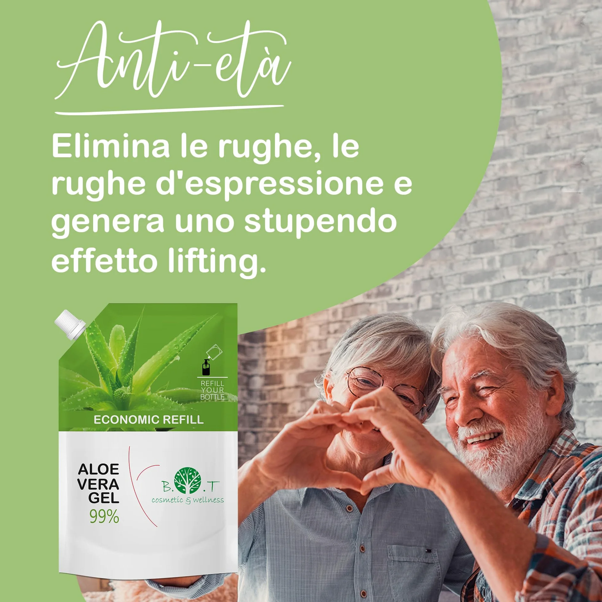 Aloe Vera Gel Puro 100% Bio Dopo Sole After Sun Corpo Viso 1000 ml