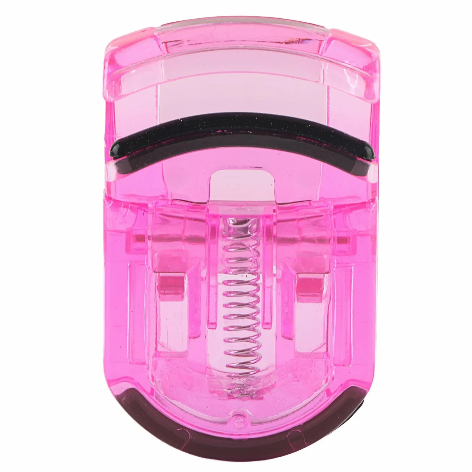 Jurupi Mini Clamp/Holder per Bigodino per Ciglia Portatile con Calittini Ciglia in Gomma Clamp/Holder Cosmetici di Cosmetica Rosa (Rosa)
