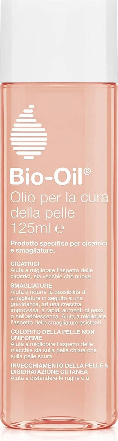 Bio-Oil Olio Trattamento Per La Pelle Idratante Cicatrizzante Anti Smagliature, 125 ml
