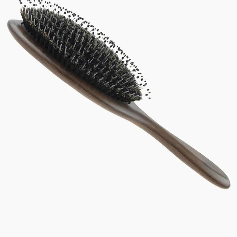 Pettine da Barbiere per Capelli Ricci Cuscino ad alto temperamento pettine pettine pettine pettine di pettine di parrucchiere for il cuoio capelluto massaggio raddrizzando il pettine di raddrizzatura