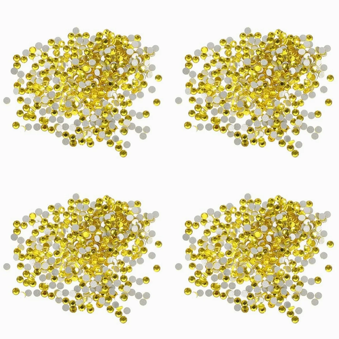 NUOBESTY 11520pezzi Strass Per Unghie Decorazioni Nail Art Con Rhinestones Piattaforma Per Manicure Adatti Per Phone Cases e Artigianato Vari