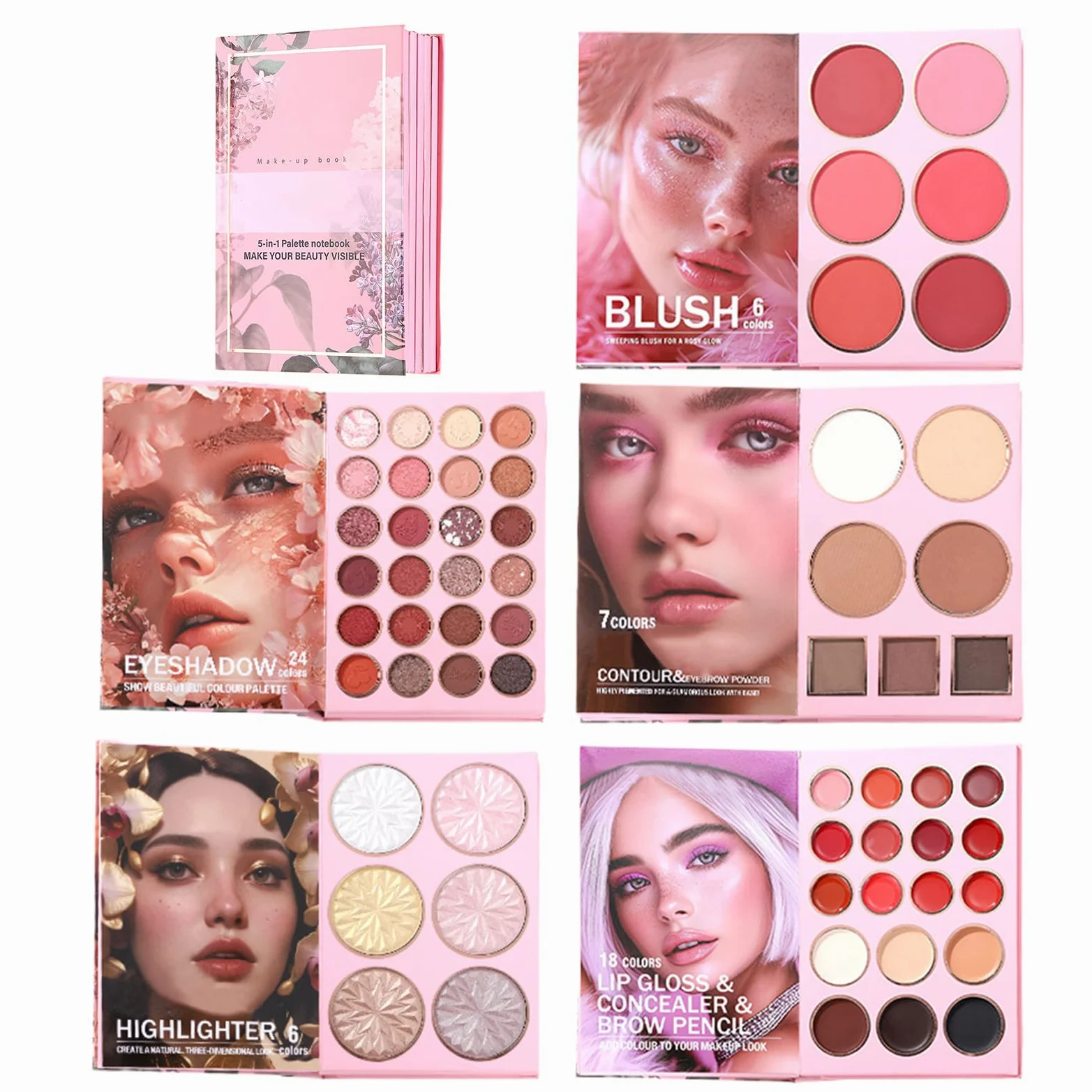Per Il Trucco Con Glitter 12 Di | Palette di Ombretti 24 Colori per Donne e Ragazze, Ideale per Viaggi, Feste, Uso Quotidiano e Palco