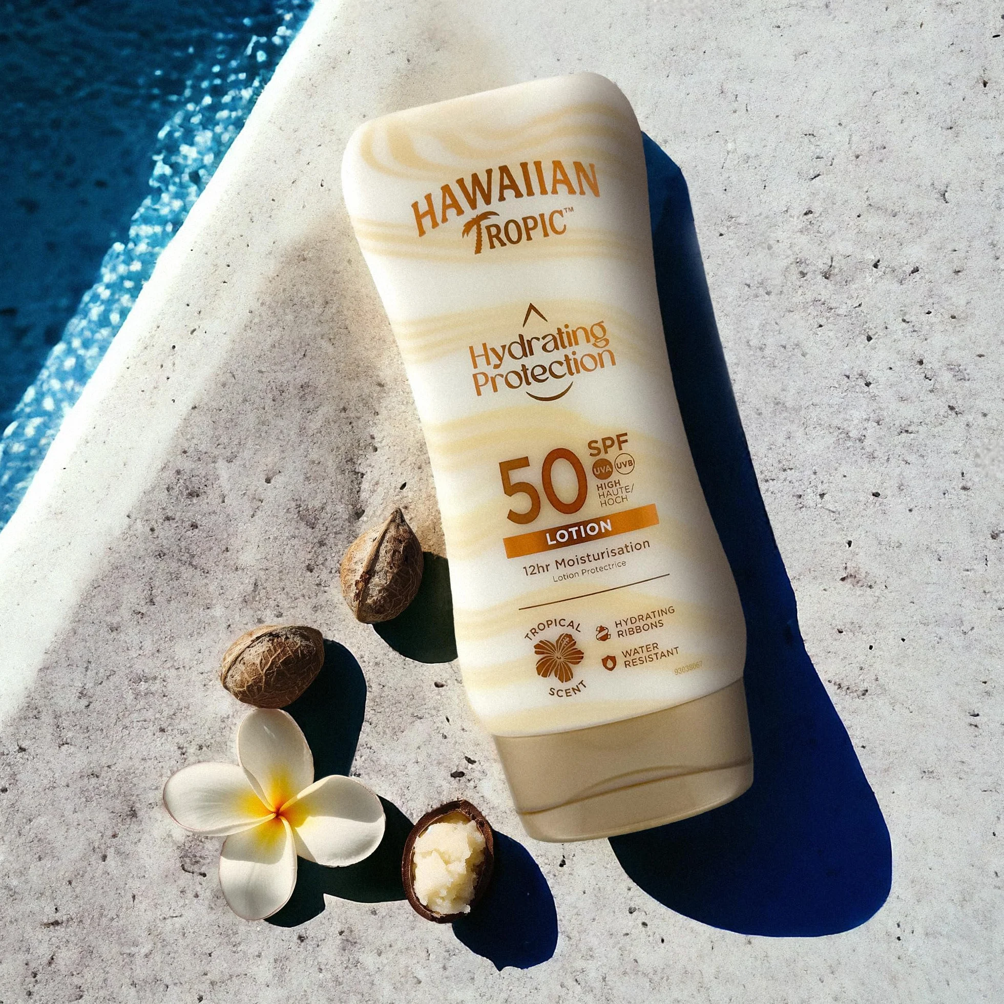 Hawaiian Tropic Sunscreen SPF 50 180 ml Lozione Solare Hydrating Protection