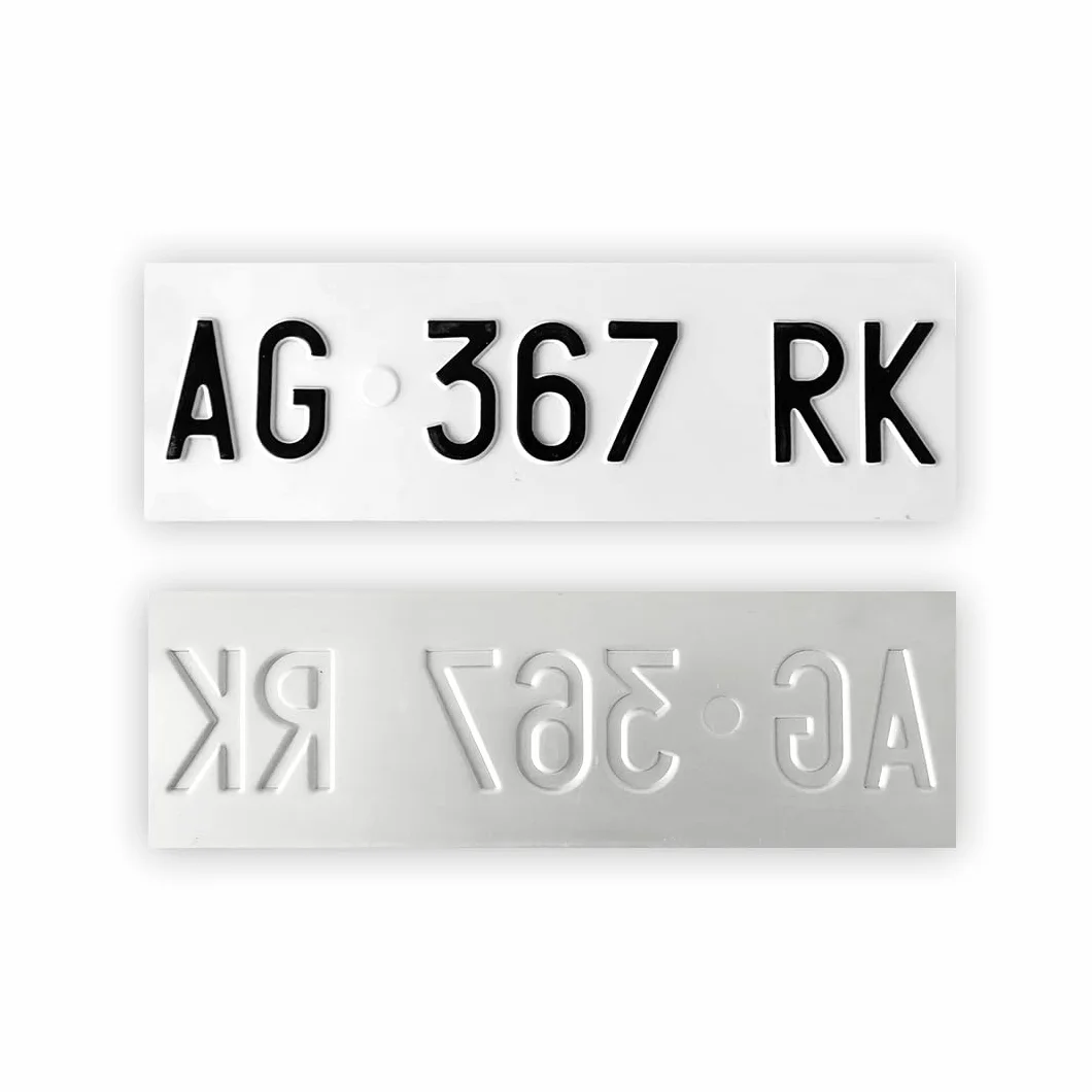 Targhe Storiche Targa Personalizzata Anteriore 1995-1997 Aluminio Catarifrangente Made in Italy