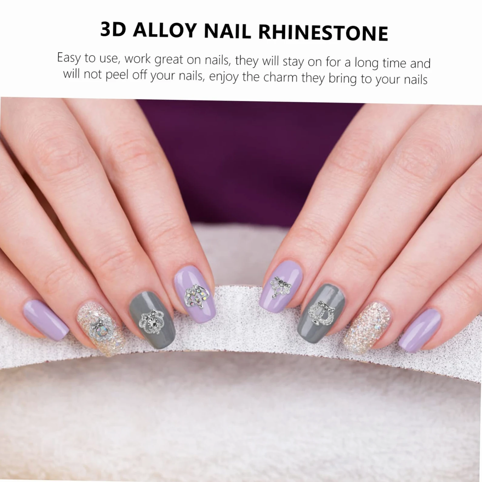 2 Set Decorazioni Unghie Con Charms Metallo Corone Per Nail Art Per Dazzling Design E Regali Creativi Per Donne E Ragazze 50 Pezzi*2