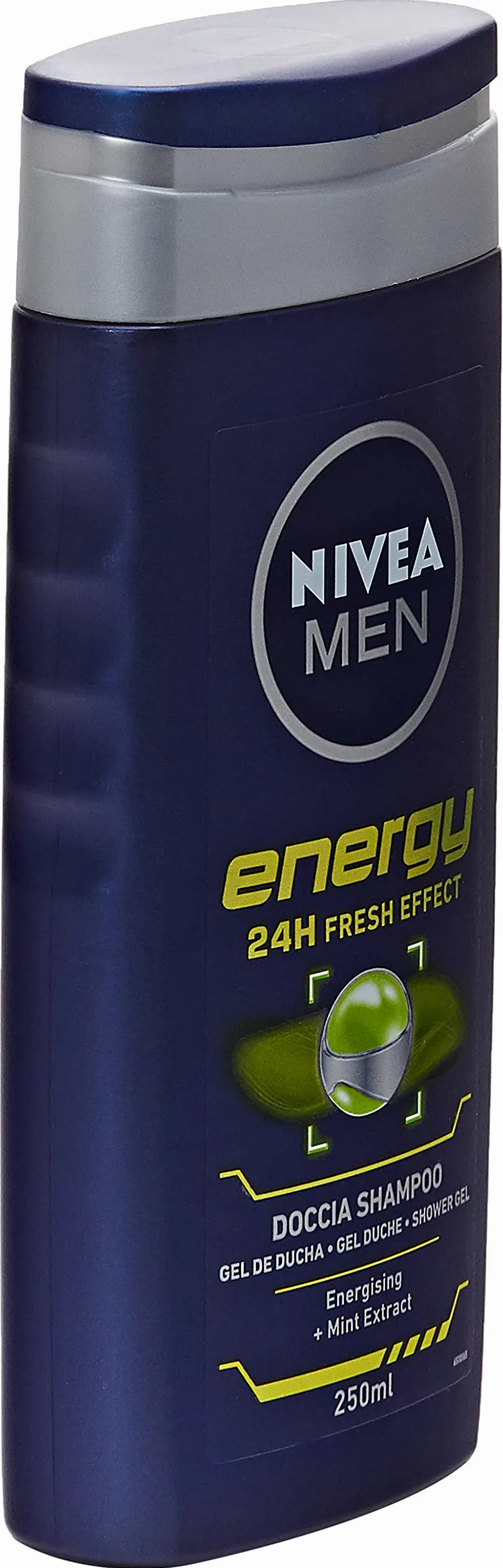 NIVEA Men Doccia Shampoo Uomo Energy - Pacco da 12 x 250 ml
