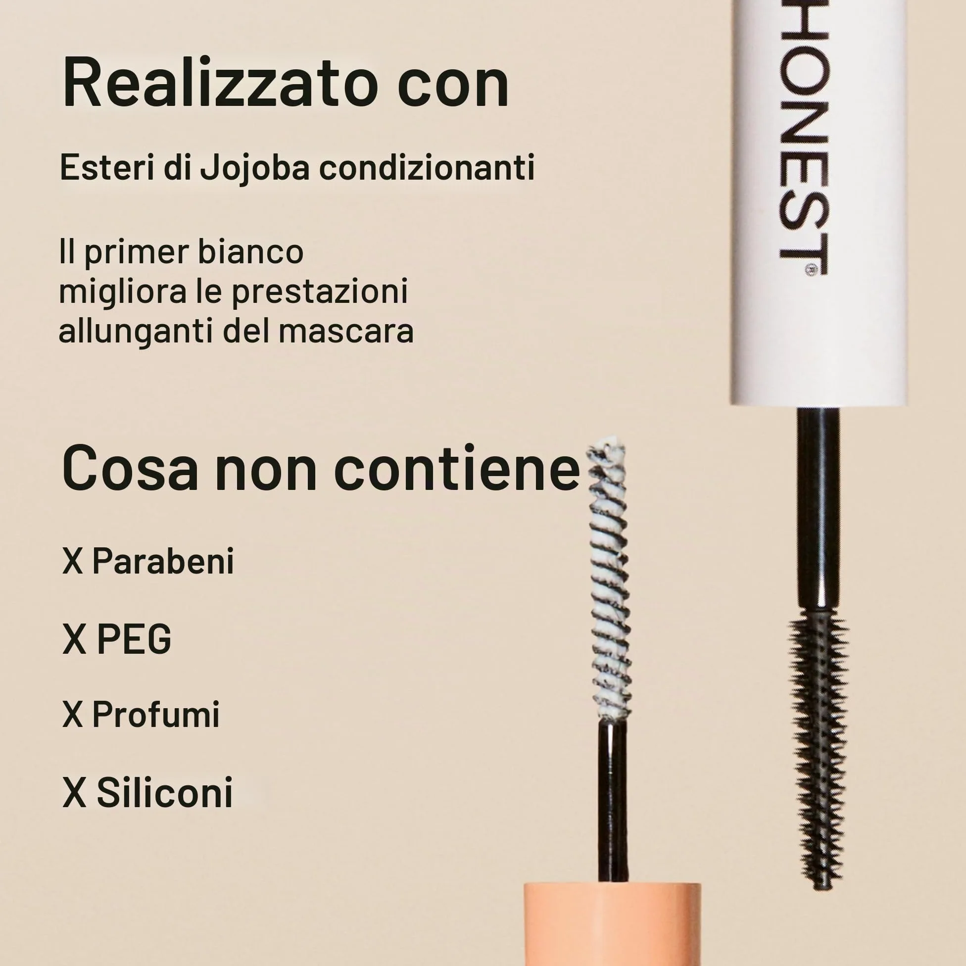 Honest Beauty Extreme Length Mascara Plus Lash Primer, 0.27 Fluid Ounce