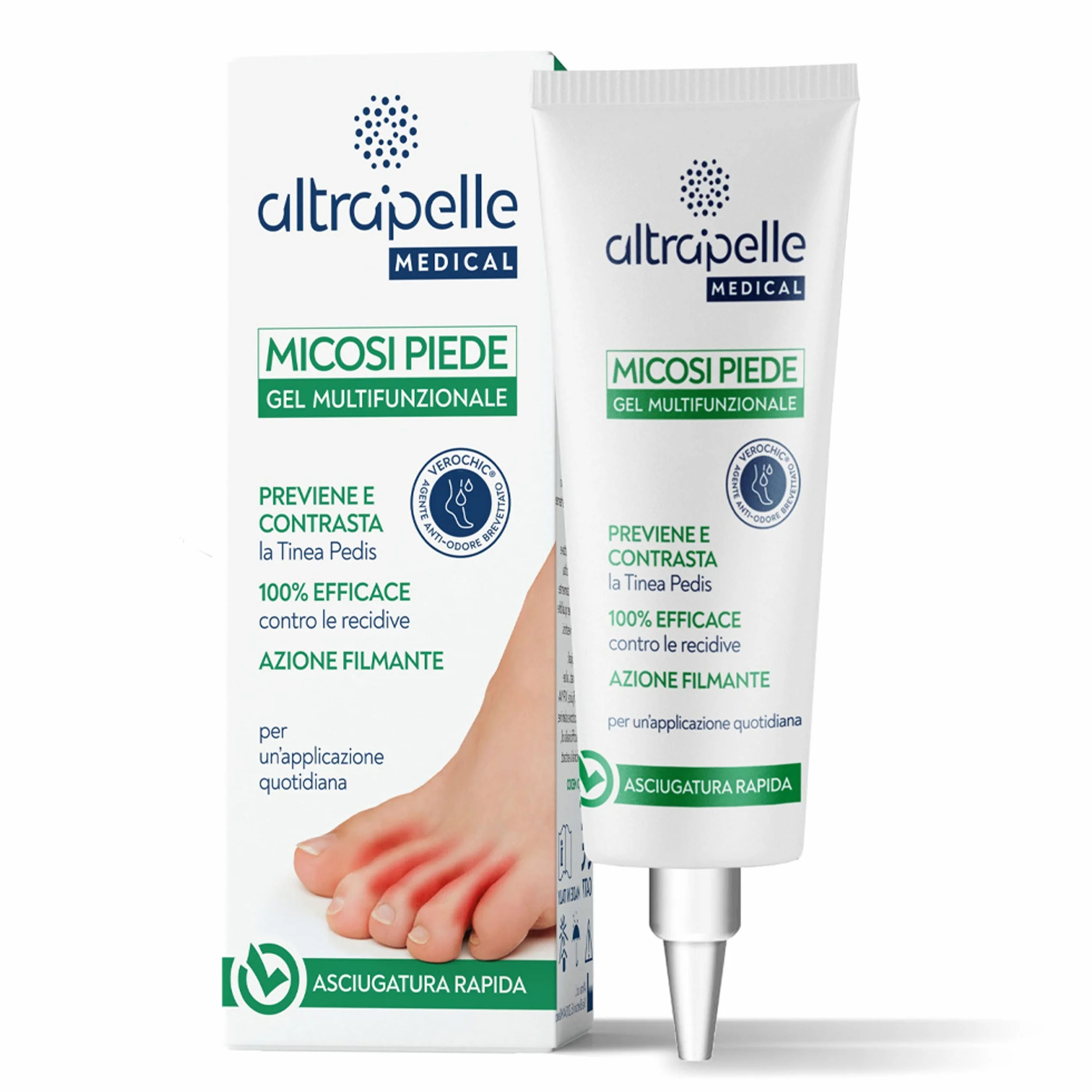 Altrapelle Gel Multifunzionale Micosi Piede Antifungino Lenitivo 30ml