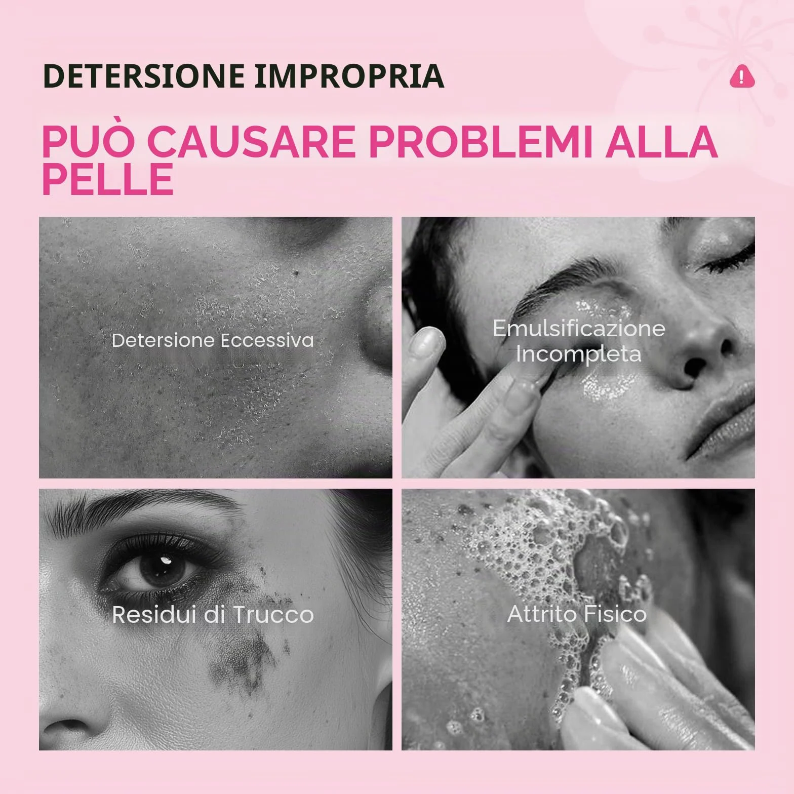 Sakura Balsamo Detergente Struccante 100g Kit Struccante Viso e Occhi da Viaggio