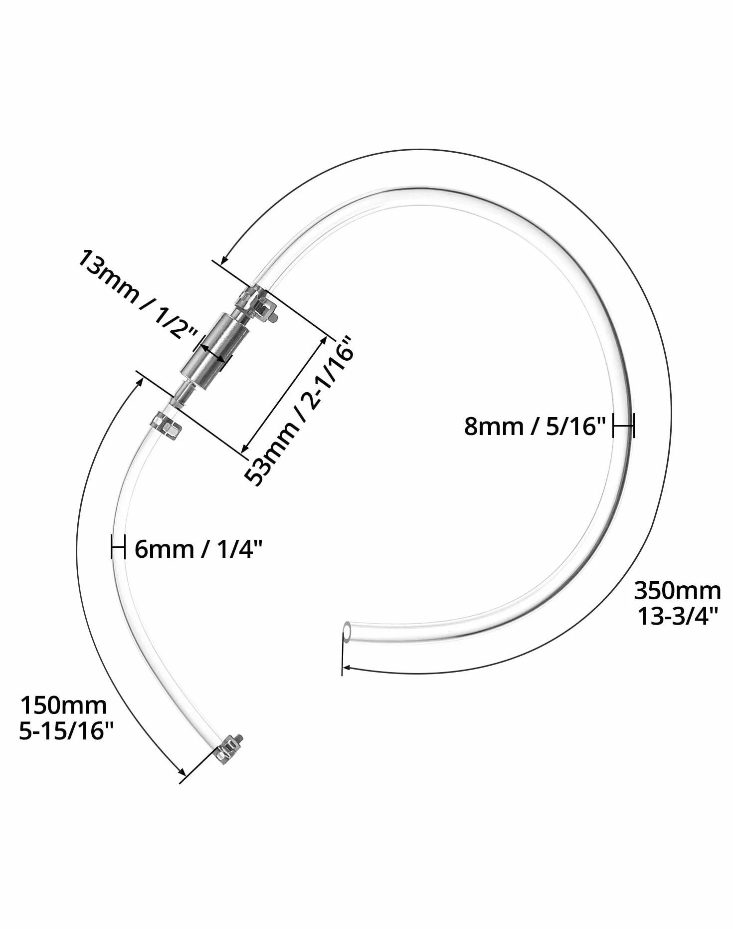 QWORK Strumento di Spurgo per Frizione e Freni Idraulici con Tubo e Valvola Unidirezionale per Moto Auto