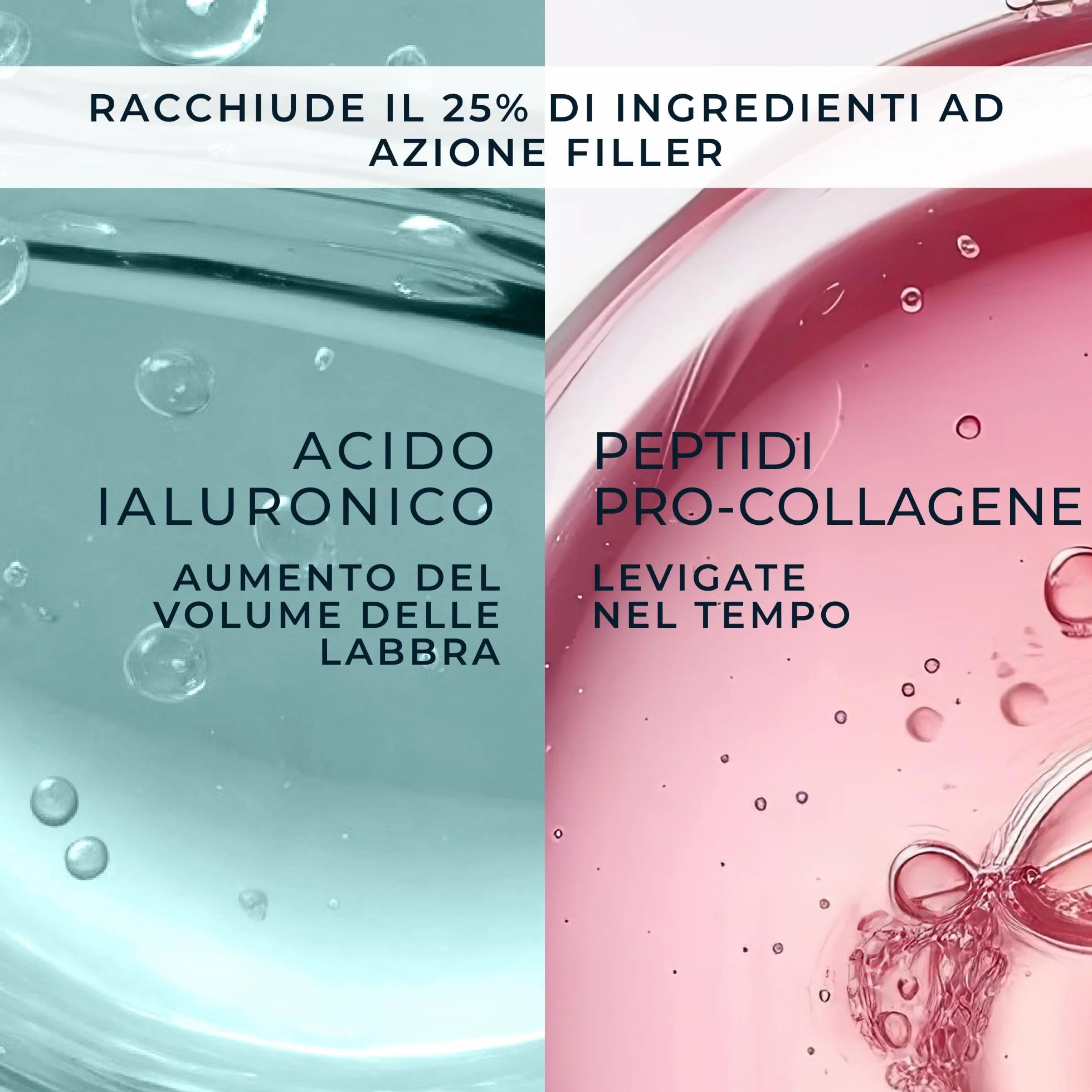 RoC Derm Correxion Volumizzante Labbra Balsamo Rimpolpante con Acido Ialuronico e Peptidi di Collagene 10 ml