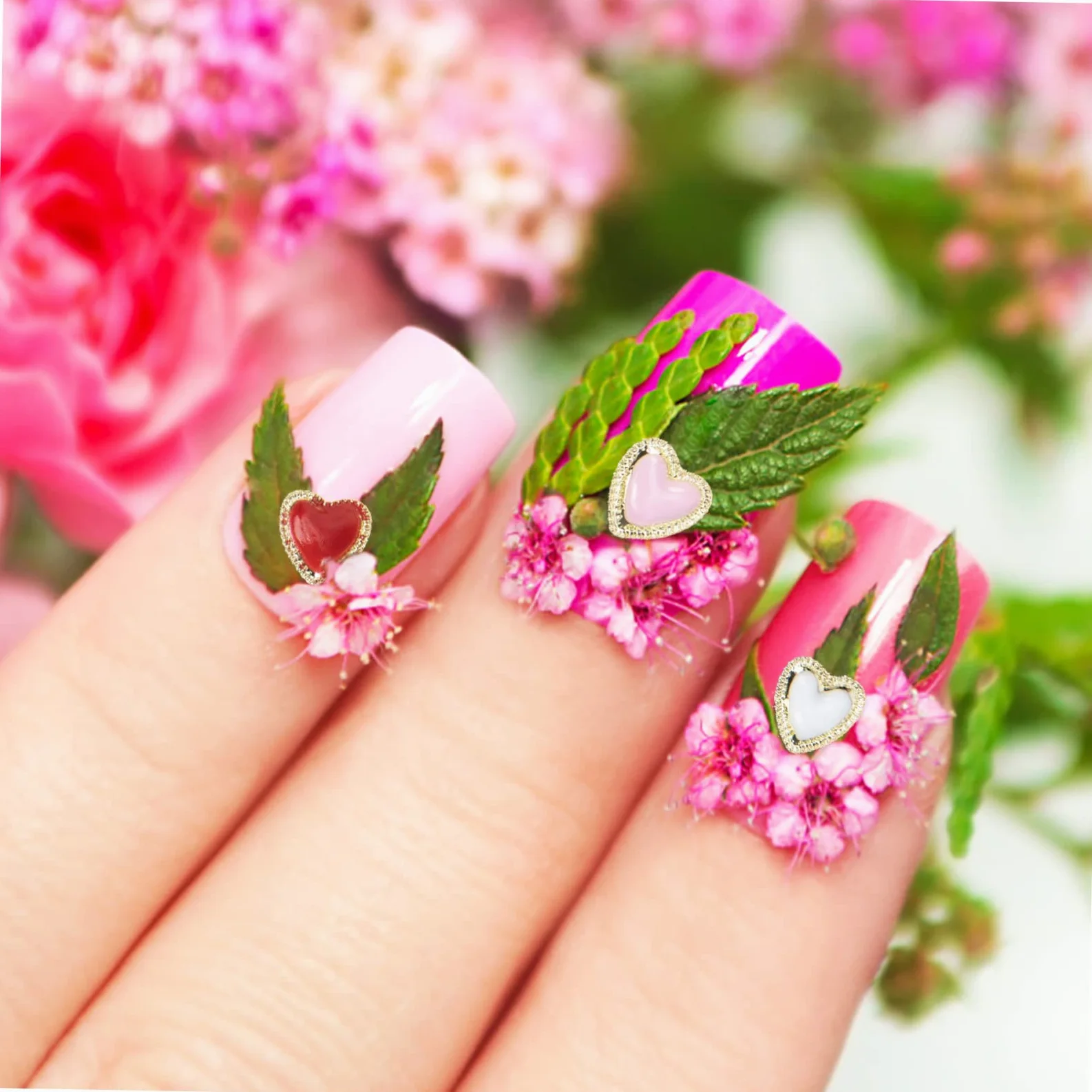 VICASKY 2 Set Charms Unici Per Unghie Stile Barocco Con E Decorazioni Manicure Femminili Eleganti Per Feste E 60 Pezzi*2