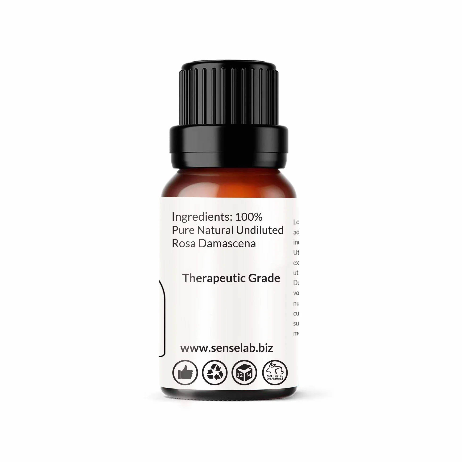 Olio essenziale di rosa damasco 100% puro naturale per uso terapeutico diffusori e umidificatori (10 ml)