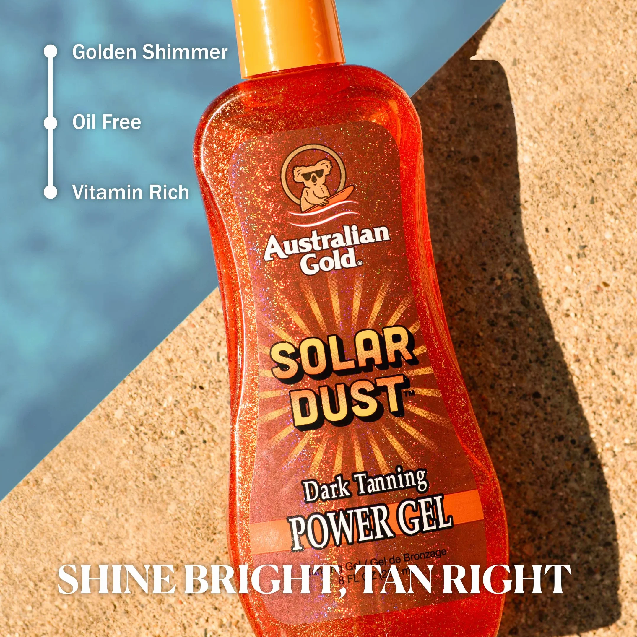 Solar Dust Dark Tanning Power Gel 237 Ml