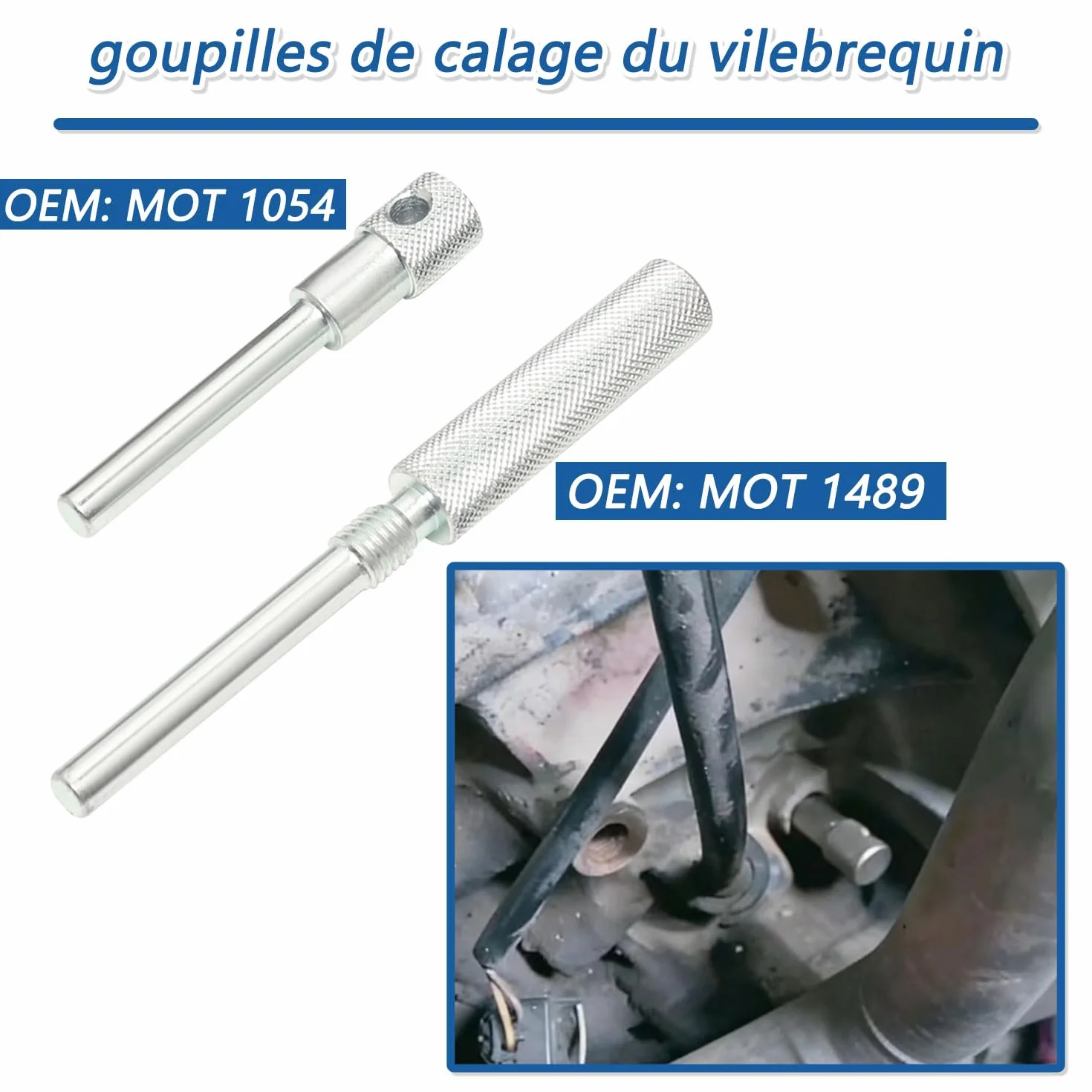 DPTOOL Strumenti di bloccaggio fasatura albero a camme Compatibile Renault Clio Laguna Megane 1.4 1.6 1.8 2.0 16V K4J K4M F4P F4R