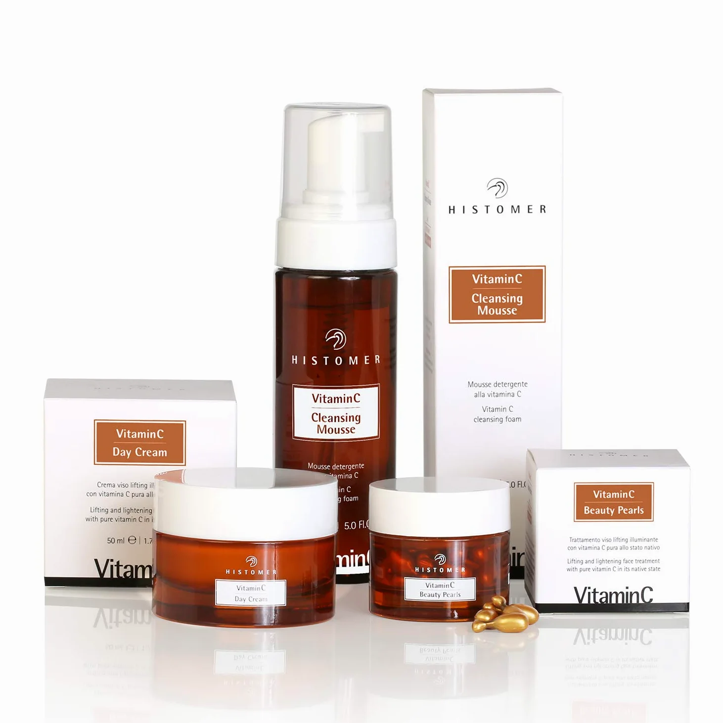 Histomer Vitamin C Day Cream - Crema Viso Giorno con Vitamina C Pura - 50ml | Crema Viso Idratante Antimacchie; Crema Anti-age, Protegge La Pelle