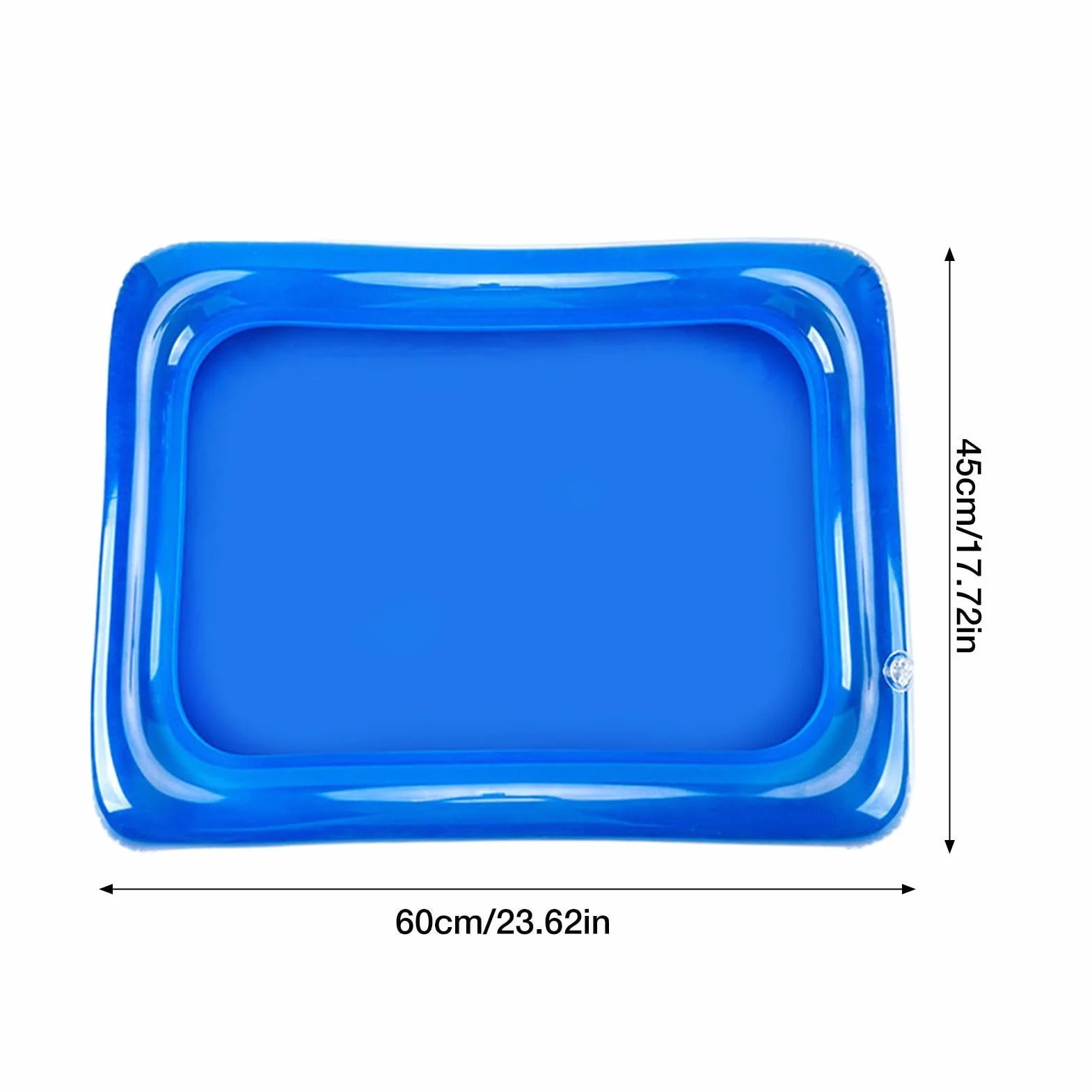 Pediluvio Da Piscina Per Scala – Vasca Per Il Risciacquo Dei Piedi Gonfiabile | Lavabo Per Piscina | Vassoio Pulito Spa | Tappetino Portatile In PVC Da 23,62 X 17,72 Pollici 60 X 45 Cm Per Bambini