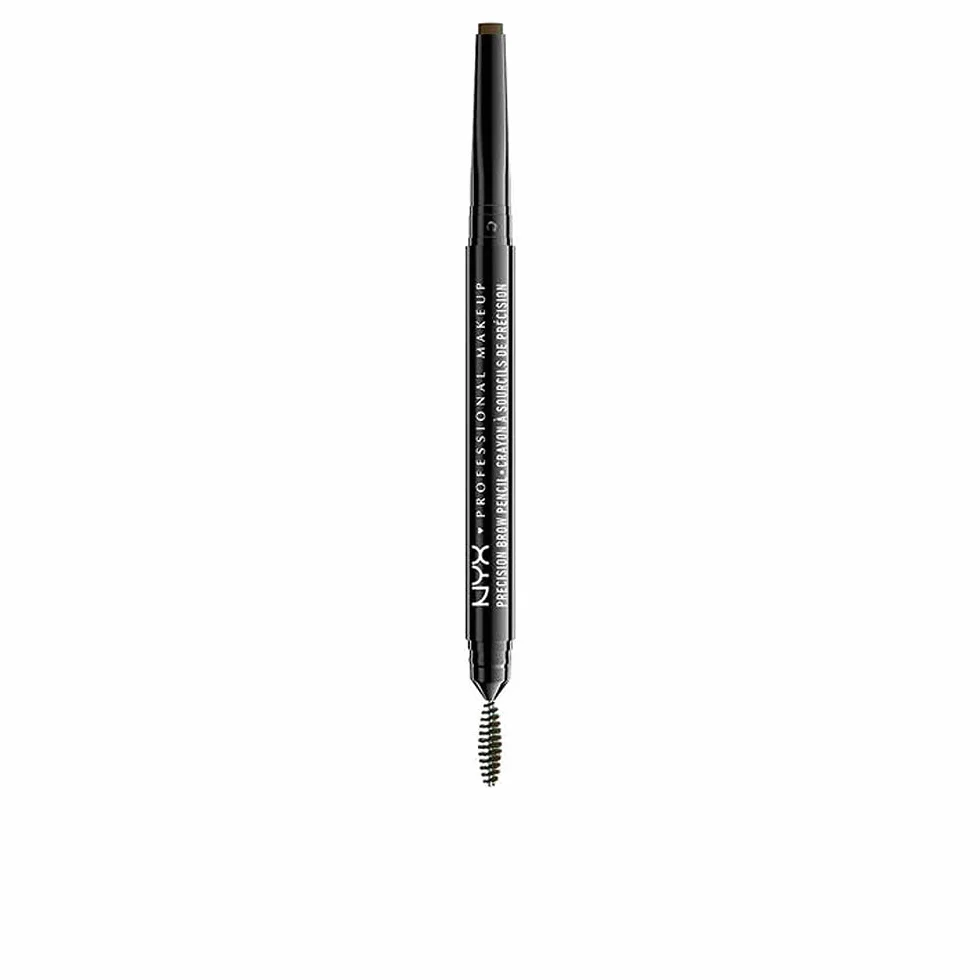 NYX Professional Makeup Matita per sopracciglia, Precision Brow Pencil, Due lati: matita a punta piatta e scovolino, Tonalità: Espresso