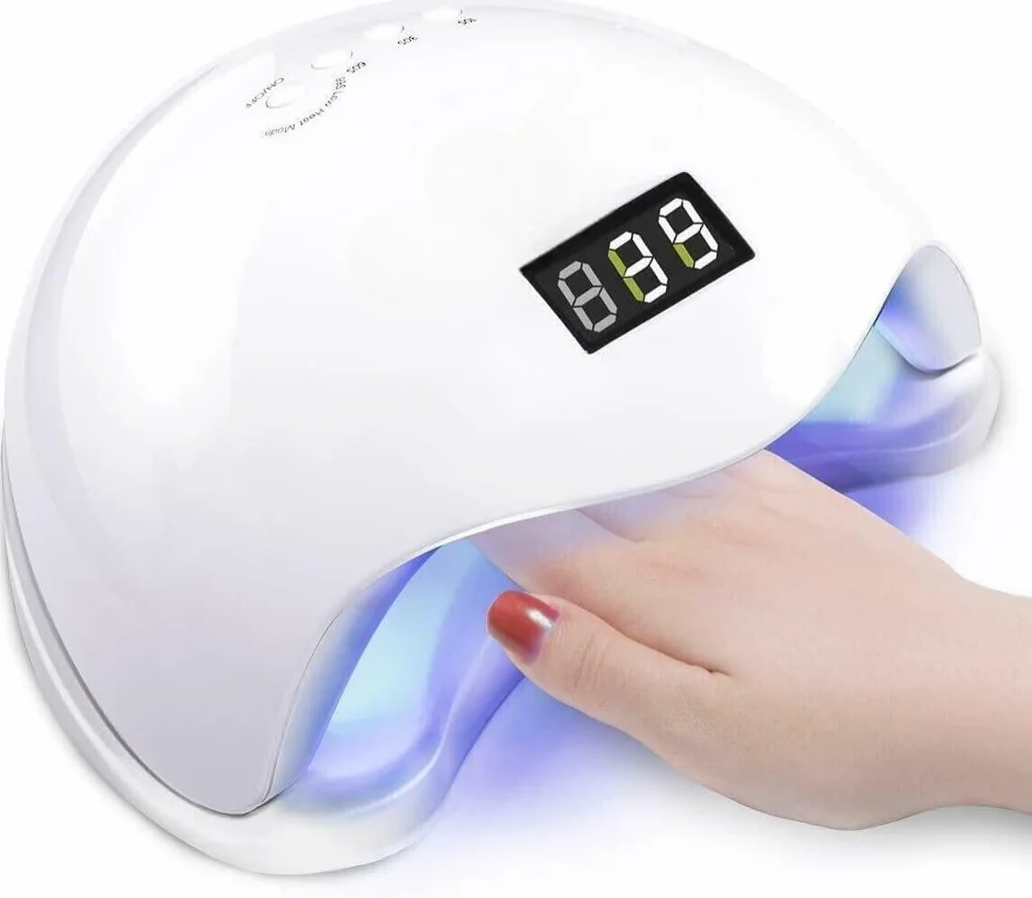 SQUADO Lampada UV Led Unghie 48W Fornetto Professionale Display Timer Manicure