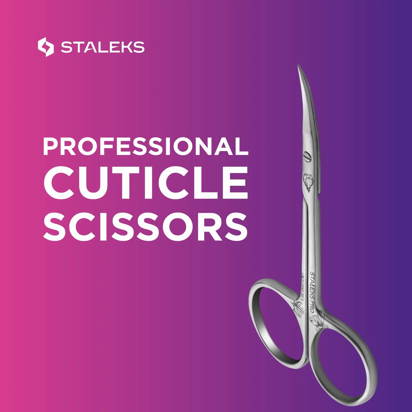 STALEKS PRO forbici professionali per cuticole 25 mm