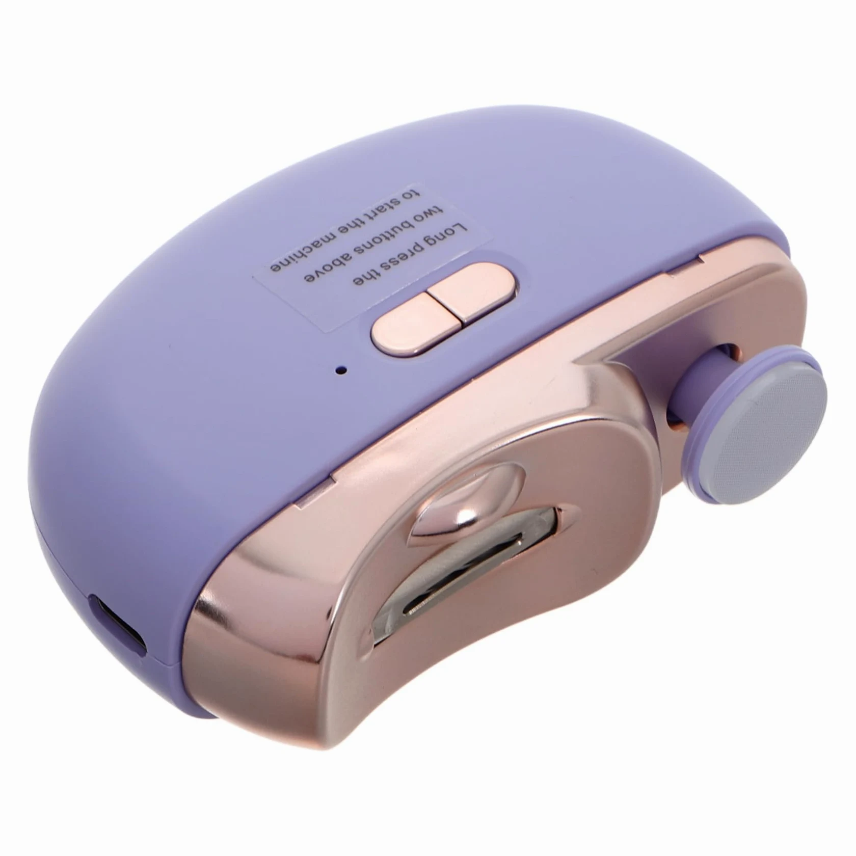 Taglia Unghie Elettrico e Velocità Regolabile per Bambini, Tagliaunghie Automatico Ricaricabile Usb, Plastico con Impugnatura Ergonomica per Adulti e Bebè