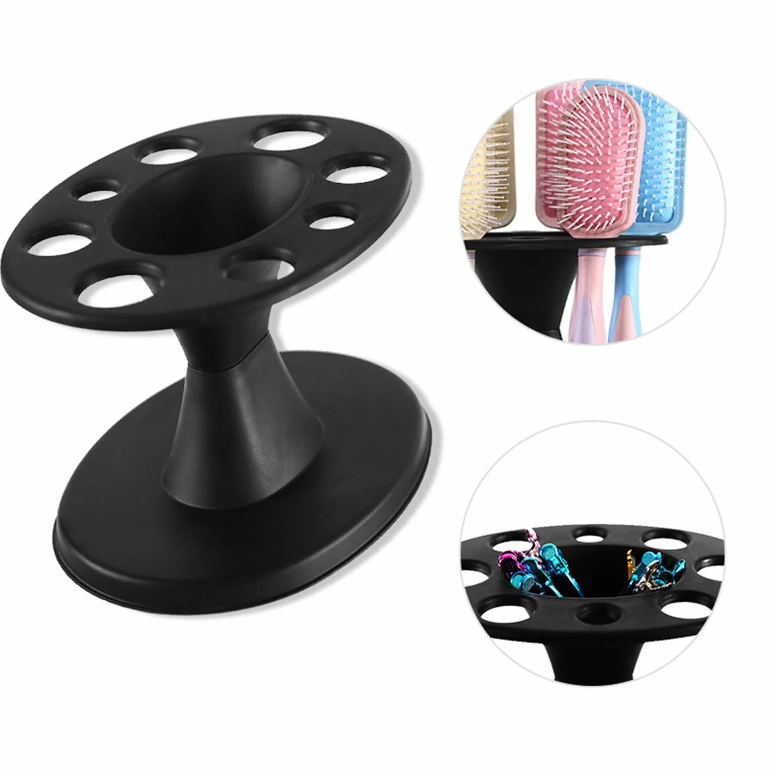 Organizer porta spazzole per capelli - Porta pettine multiuso di grande capacità, robuste forniture per parrucchieri, professionali e universali per per spazzole