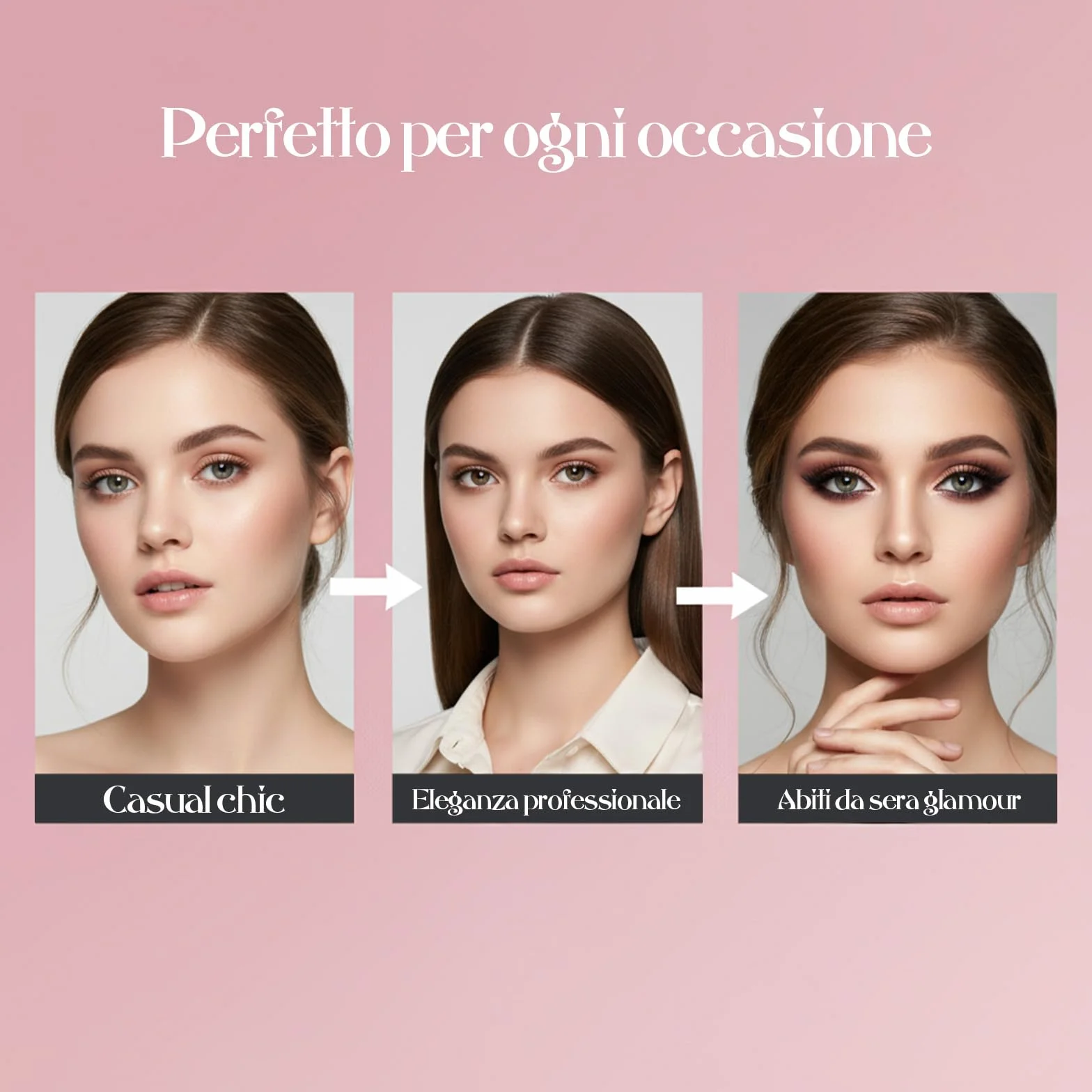 VEGCOO 640 Pezzi Ciglia Finte Extension Ciglia 30D-40D-50D-60D Curl 8-16mm Kit DIY Eyelash Extension