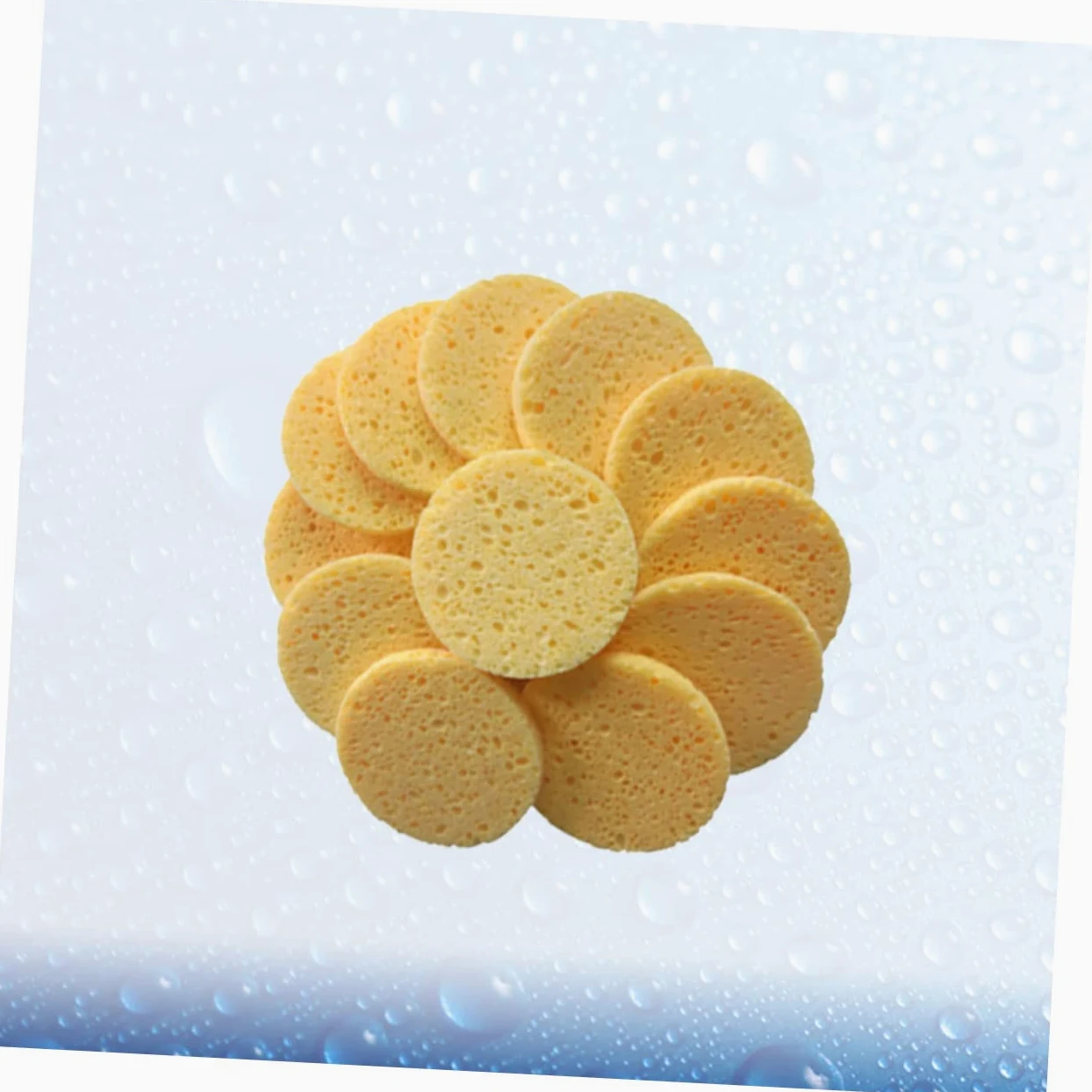 MAGICLULU 3 Set Di Dischetti Struccanti in Morbido Cotone Per Il Viso Dischetti Rotondi Spugna Per Il Trucco 80x8 Mm 20 Pezzi*3