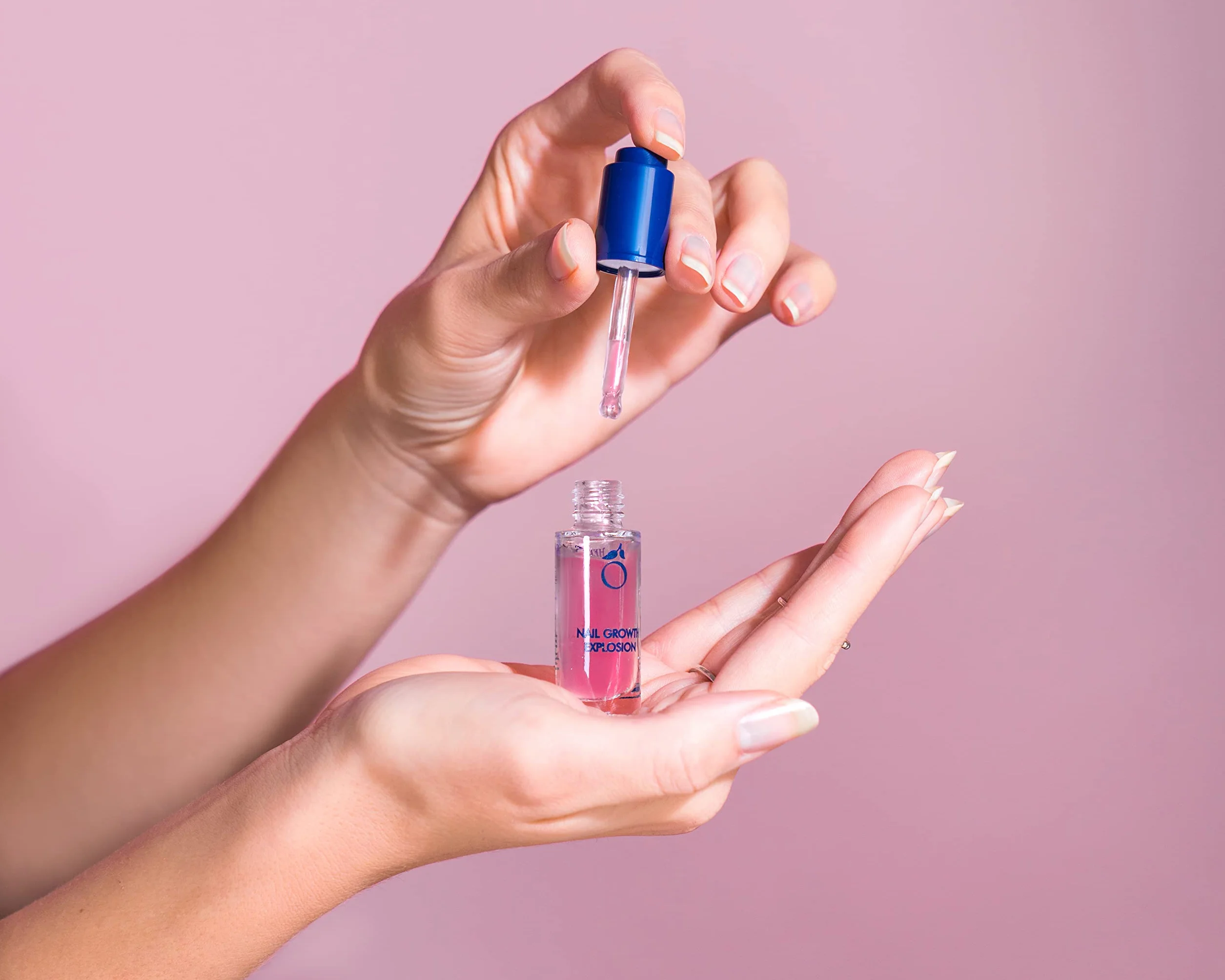 Herome Siero Unghie Crescita Esplosiva (7ml) - Siero Curativo Idratant per una Rapida Crescita, Ideale per Unghie Danneggiate con Silicio, Risultato: Unghie Lunghe e Forti