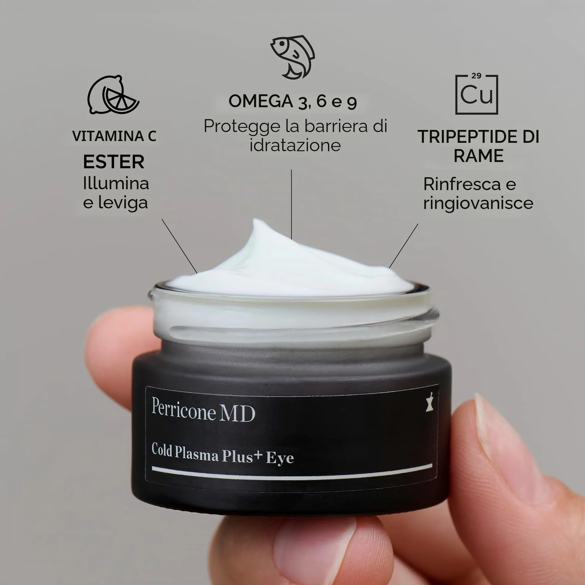 Perricone MD Advanced Cold Plasma Plus+ Eye Cream 15ml | Advanced skincare targeting visible signs of ageing, including texture, tone and firmness.