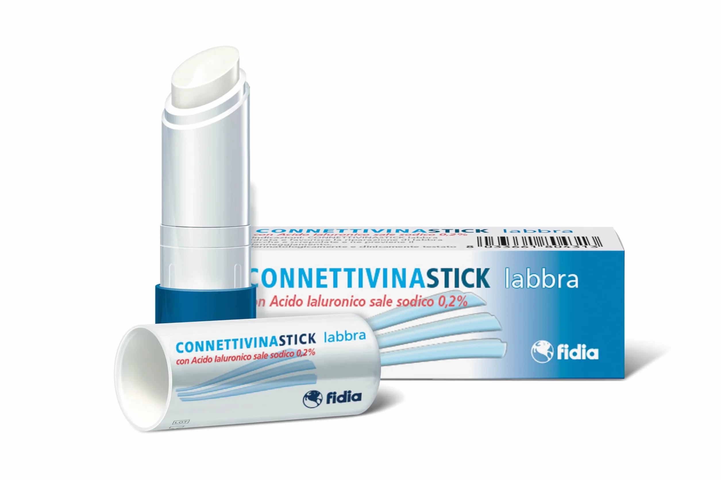 Fidia Farmaceutici Connettivina Stick Labbra 3g Acido Ialuronico 0,2%