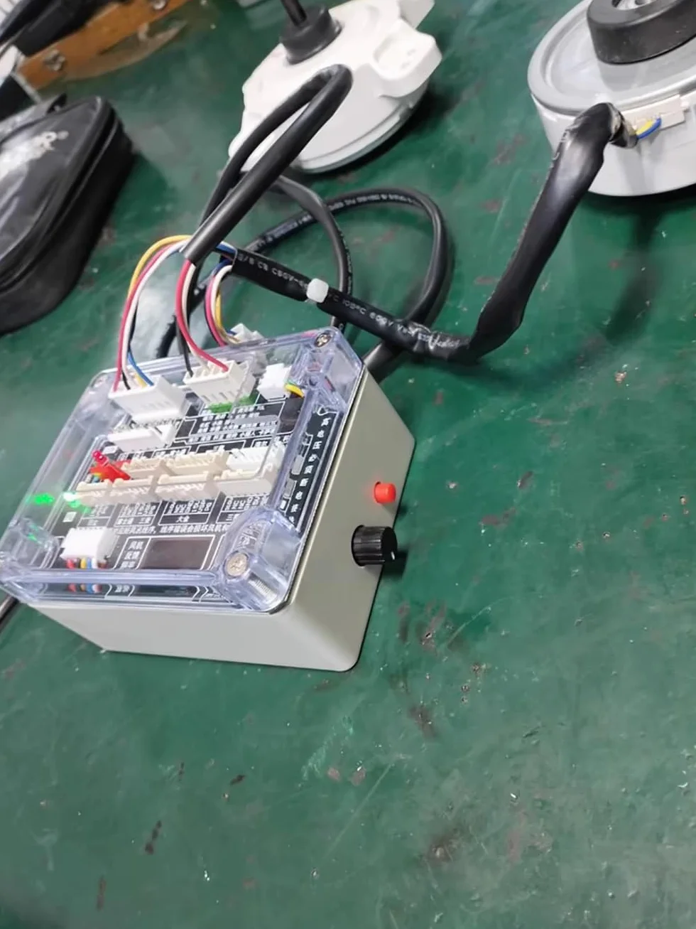 Tester per Motore Ventola CC a 3/5 Fili per Condizionatori d'Aria, Protezione da Cortocircuito, Regolazione Velocità HVAC