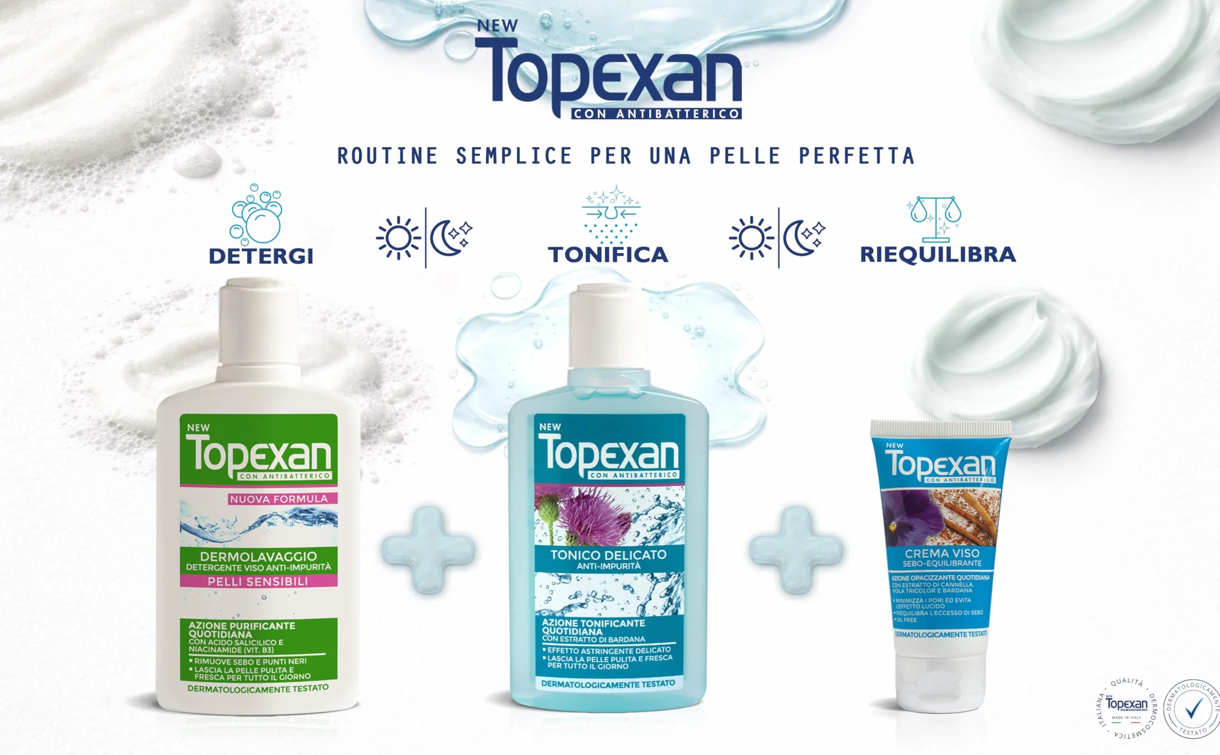 NewTopexan Dermolavaggio Anti-impurtà Pelli Sensibili
