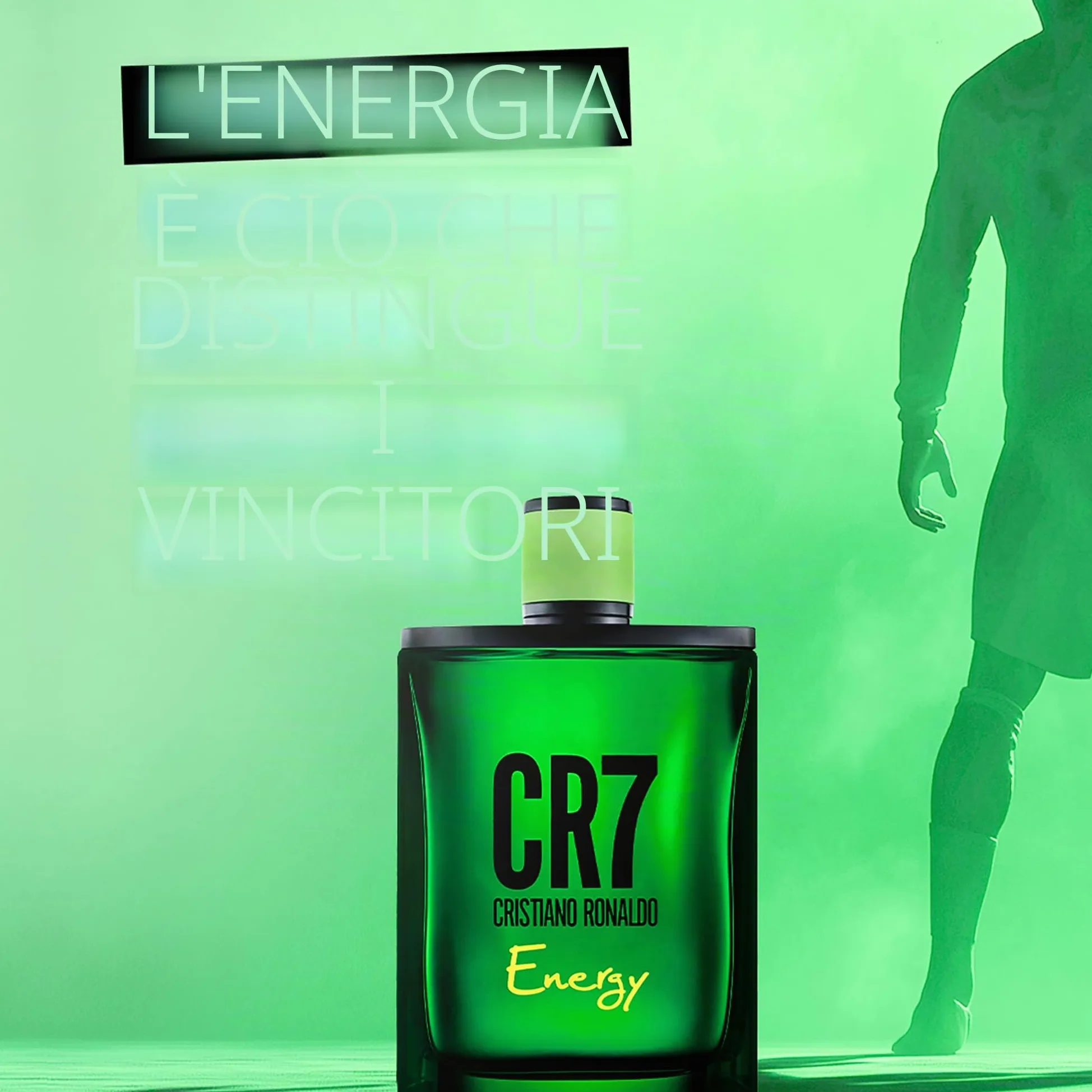 Cristiano Ronaldo CR7 Energy Eau de Toilette for Him profumo da uomo, 100 ml