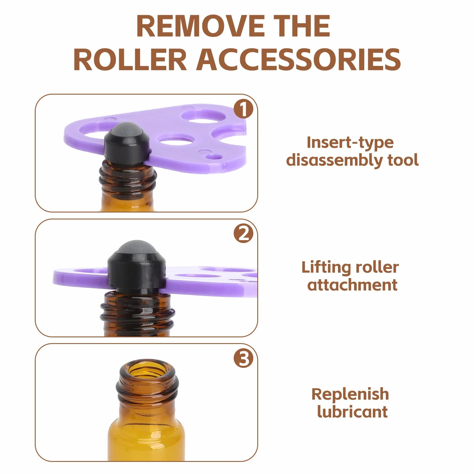 Set Roll On Vuoti 10ml,16 Flaconi in Bottiglie Vetro Ambrato con Tappo in Alluminio Nero + Pipetta Apribottiglie e Etichette Bottigliette Ricaricabili per Oli Essenziali Profumi Cosmetici