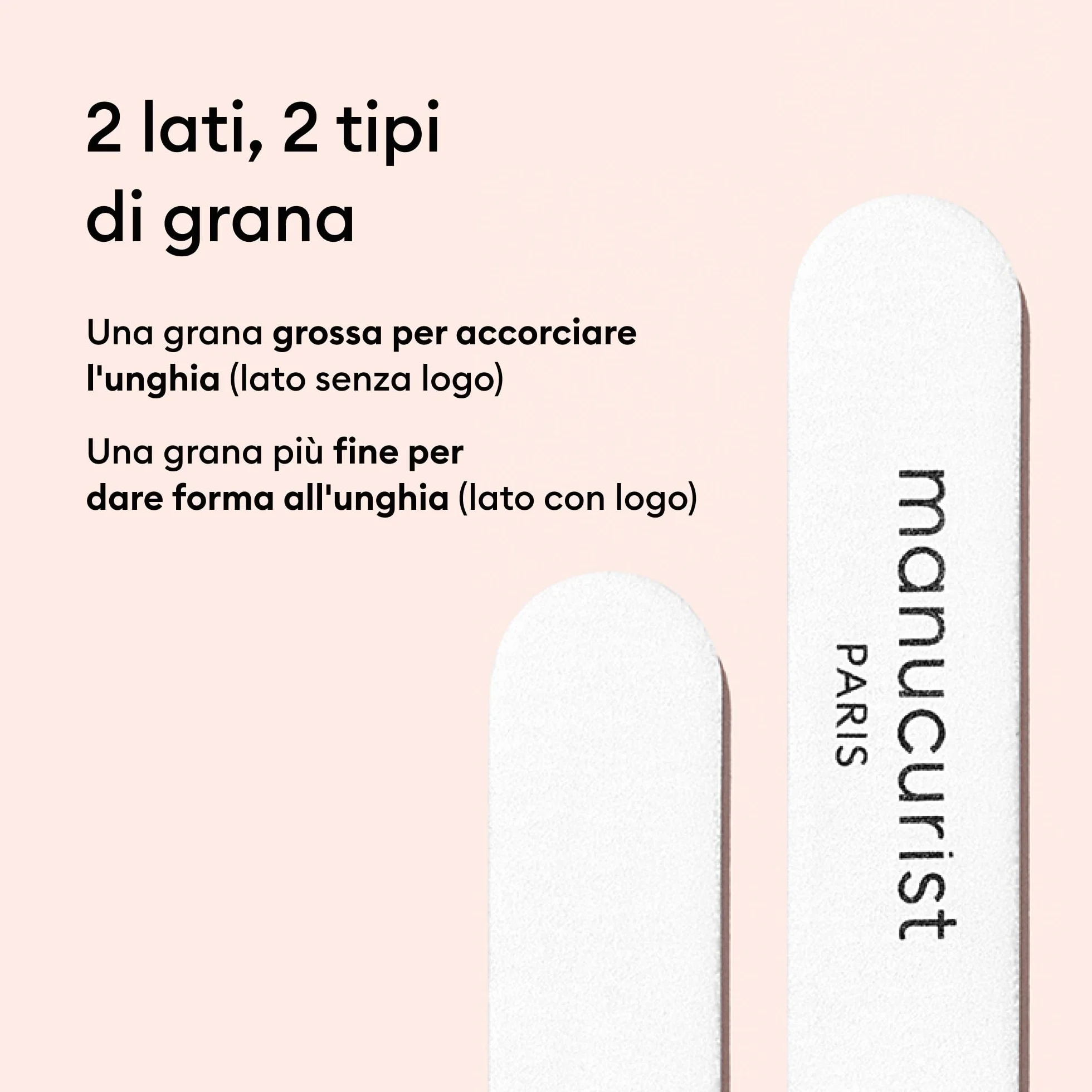 Set di 5 Lime per Unghie 100 180 Manicure Professionali – Lime a Doppia Faccia 100/180 – Kit di Lime Riutilizzabili – Lime per Unghie Naturali Donna – Delicate sulla Lamina Ungueale