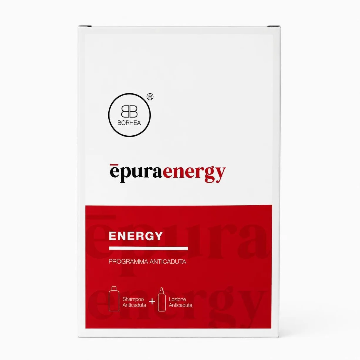 ÉPURA ENERGY Kit Anticaduta Capelli – Shampoo Rinforzante 250ml + Lozione C+ Active 150ml | Caffeina, Ginkgo, Cheratina, Niacinamide, Arginina | Uomo e Donna | Trattamento 2 Step Professionale
