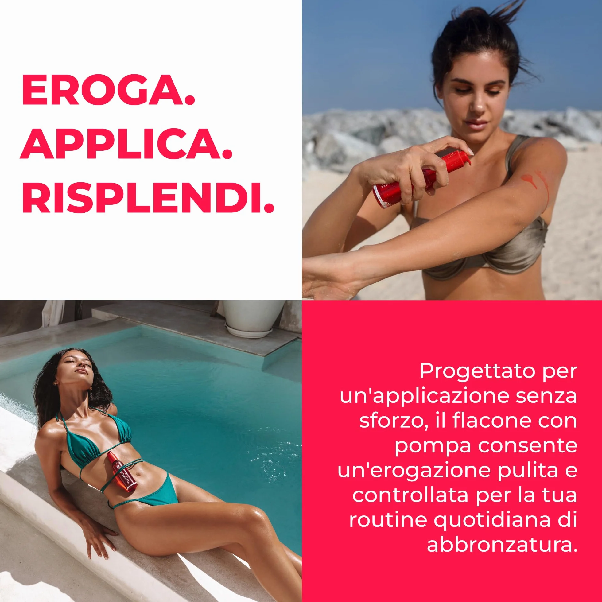 BYROKKO Shine Brown Watermelon Olio Abbronzante Solare 145 ml Acceleratore di Abbronzatura