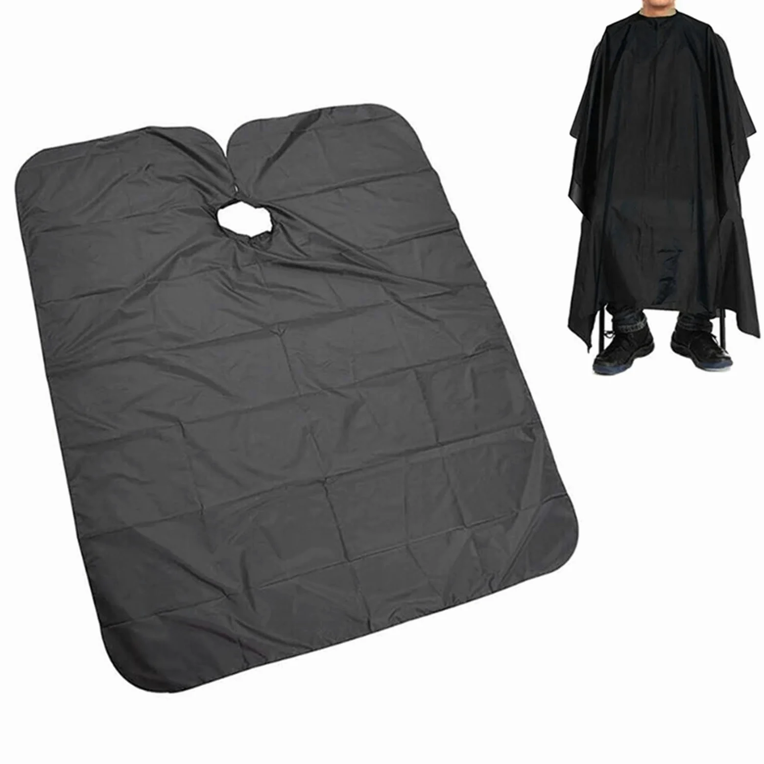 Capo Barbiere 3 Pezzi Unisex Adulto Parrucchiere Mantello Copertura Taglio Salone Abito da Barbiere Grembiule da Parrucchiere Impermeabile
