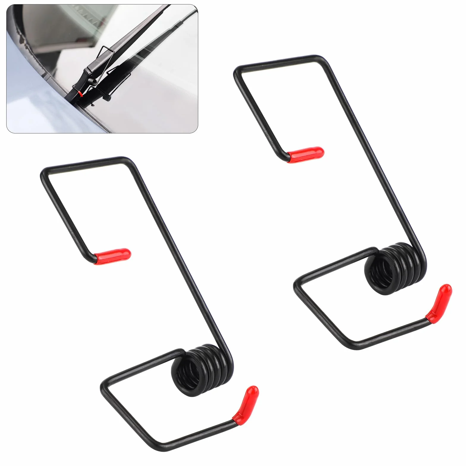 PEUTIER Booster Molla Pressione Braccio Tergicristallo 2 Pezzi Set Molle Tensionamento Parabrezza
