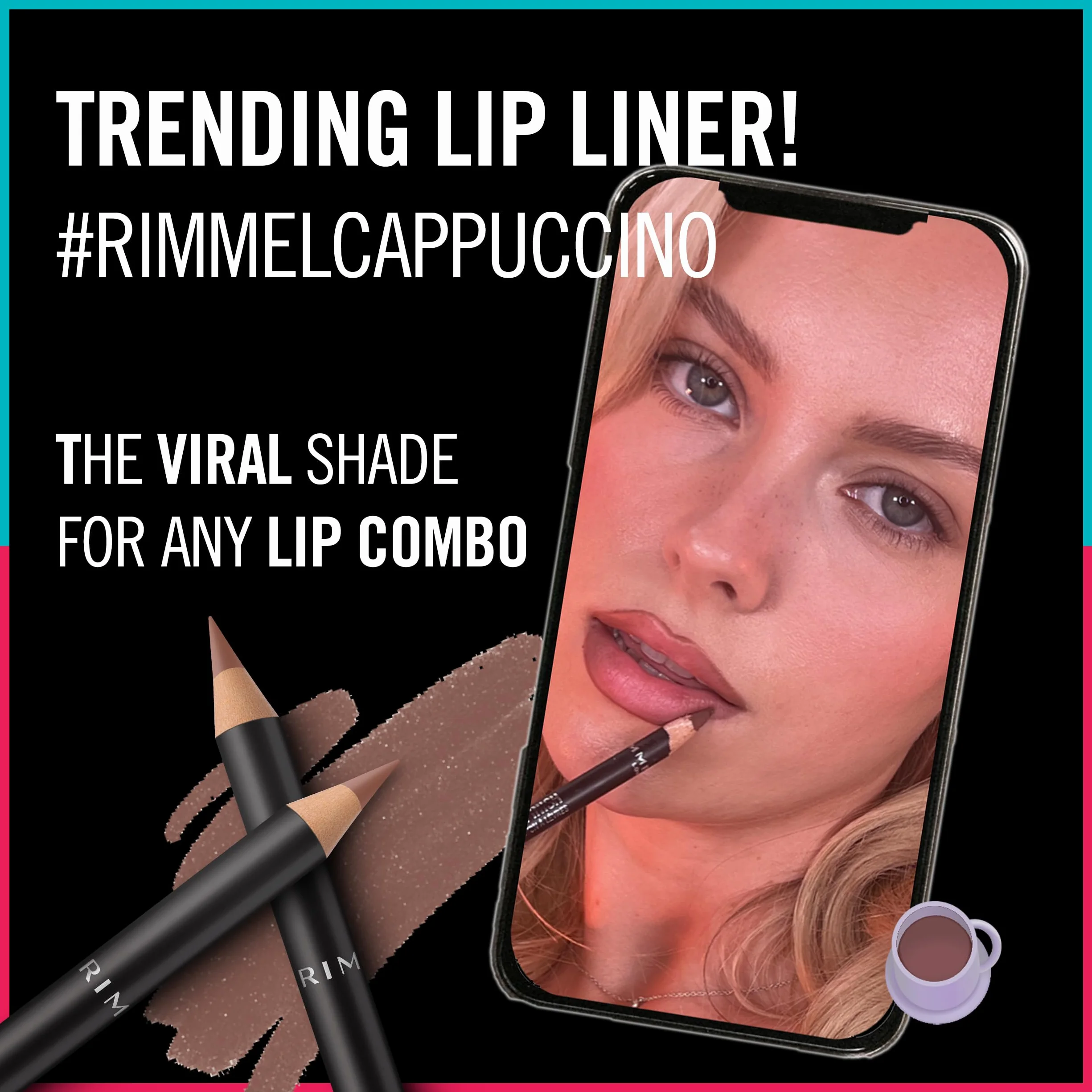 Rimmel London Lasting Finish Matita Labbra 760 90's Nude 1.2 g