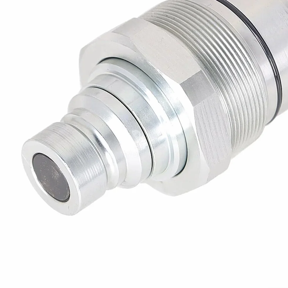Kit accoppiatore maschio e femmina a faccia piatta ISO 16028 per bobcat Skid Steer Loader, filettatura 1/2"