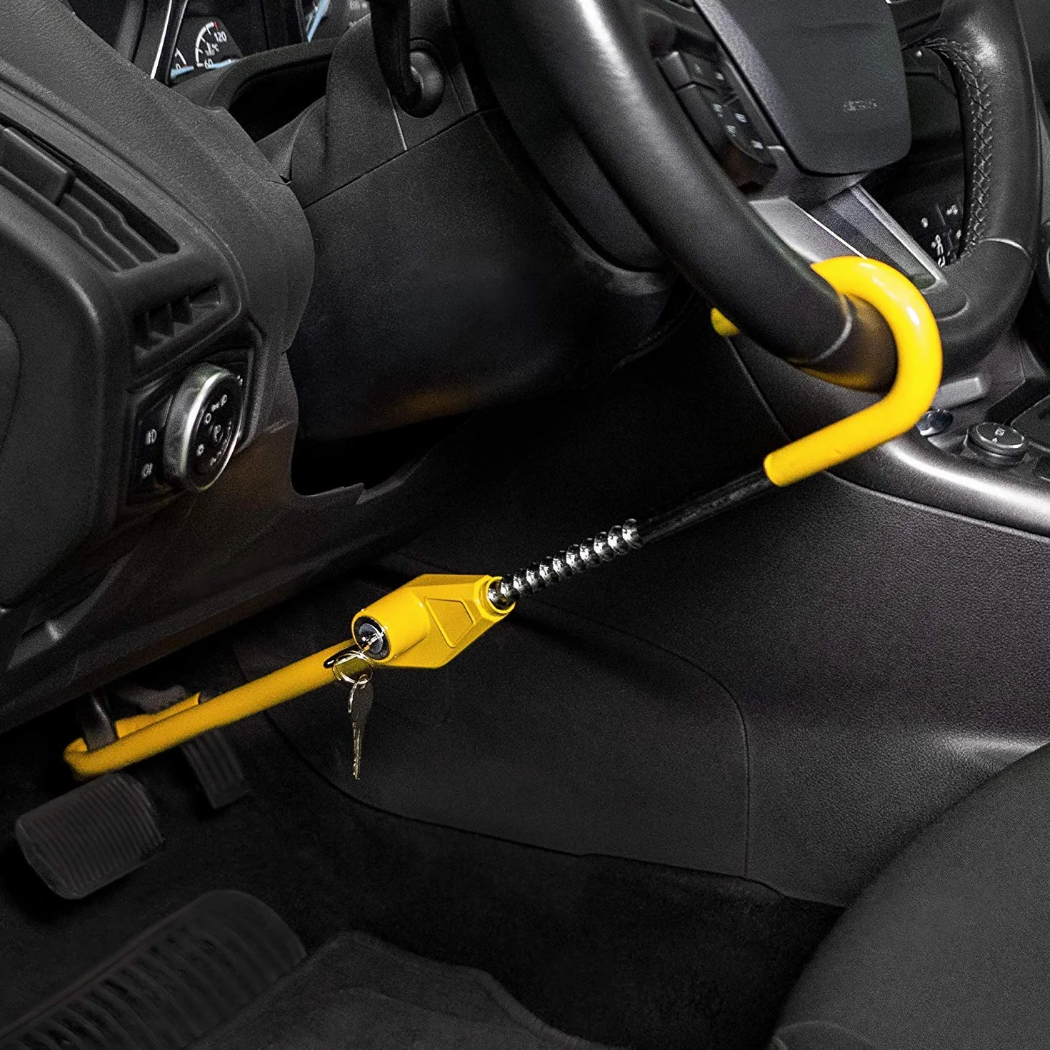 Heldenwerk Canna Antifurto per Auto Barra Blocco Volante Universale con Chiavi