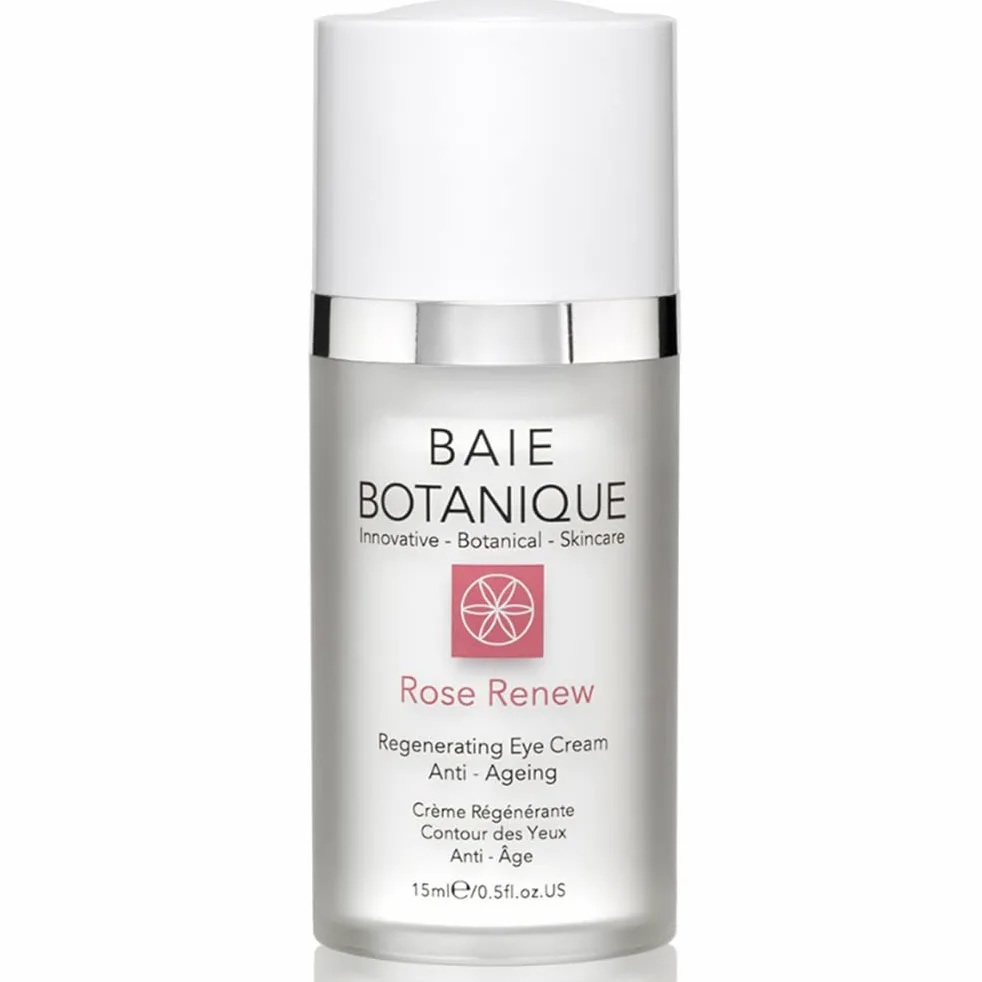 Baie Botanique Professionale Crema Occhi Rigenerante 15ml - Acido Ialuronico, Cellule Staminali Edelweiss - Pluripremiato - 100% Naturale, 70% Organica