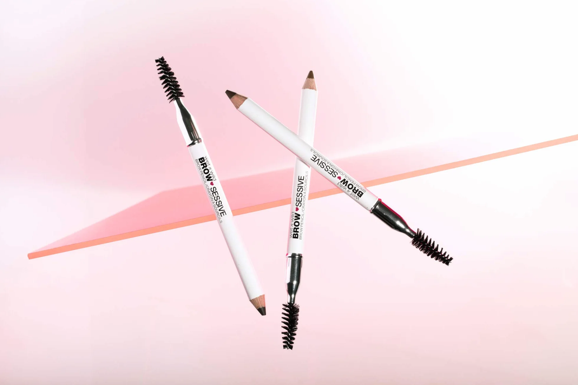 Wet n Wild, Matita Brow-Sessive, Matita a Doppia Punta con Pettinino per Sopracciglia Sottili e Spesse, Formula Naturale, Definizione del Colore Progressiva, Castano Scuro