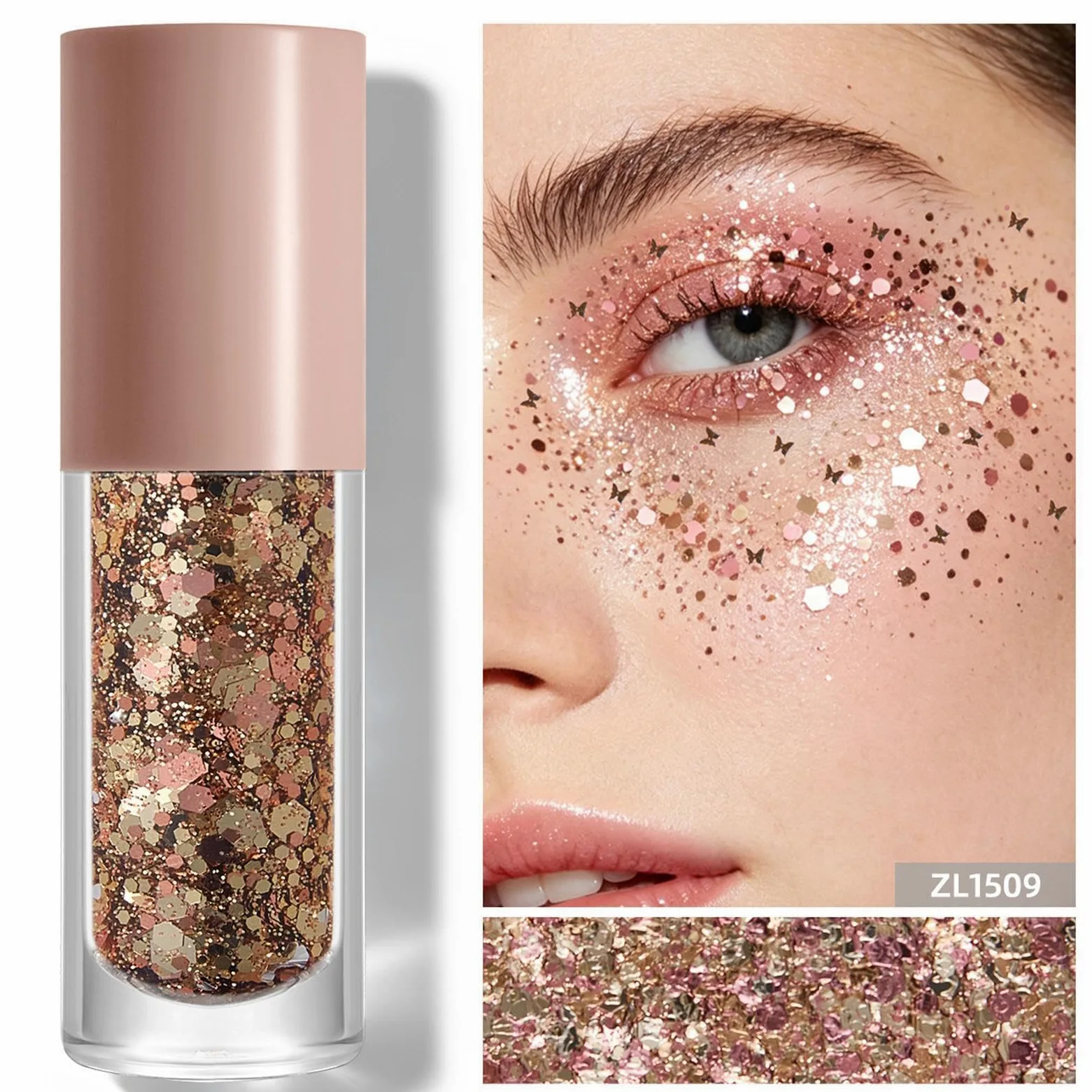 Gel Glitter Per Il Viso Shimmer Capelli Scintillante | Gel Glitter Corpo Viso Per Ragazze Donne Uomini Partita Calcio Compleanno Sfilata Concerto Festival Parata