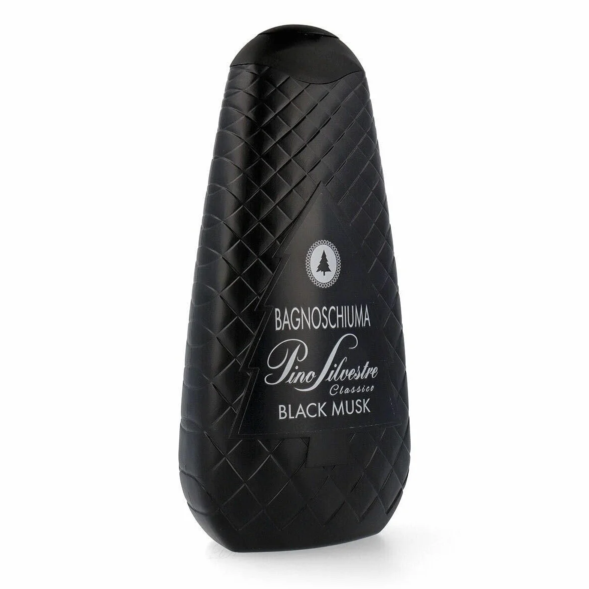 Confezione da 12 Pino Silvestre Bath Foam Bagnoschiuma Classico Black Musk, gel doccia 750 ml + 1 polvere di talco FELCE AZZURRA da 100 g