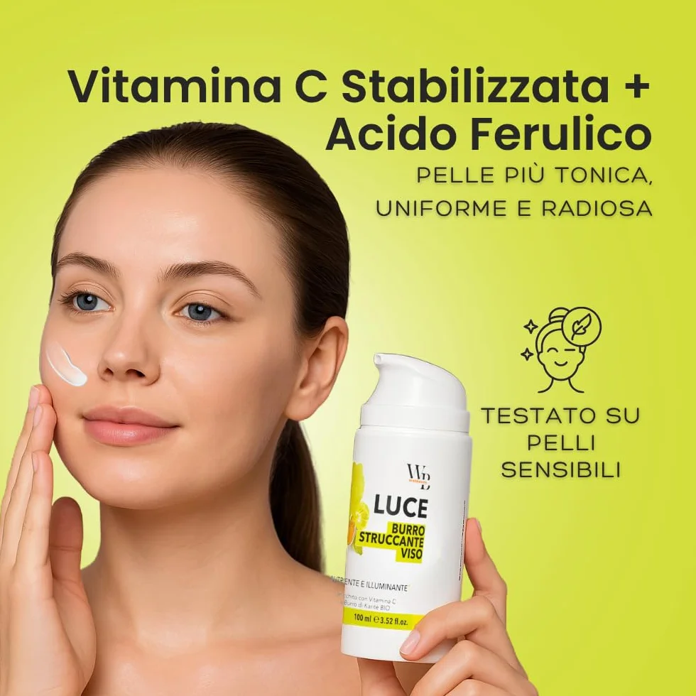 WELLBEAUTY Burro Struccante 100ml, Detergente Viso e Occhi, Airless, Cleansing Balm, Olio Di Cocco, Pelli Sensibili