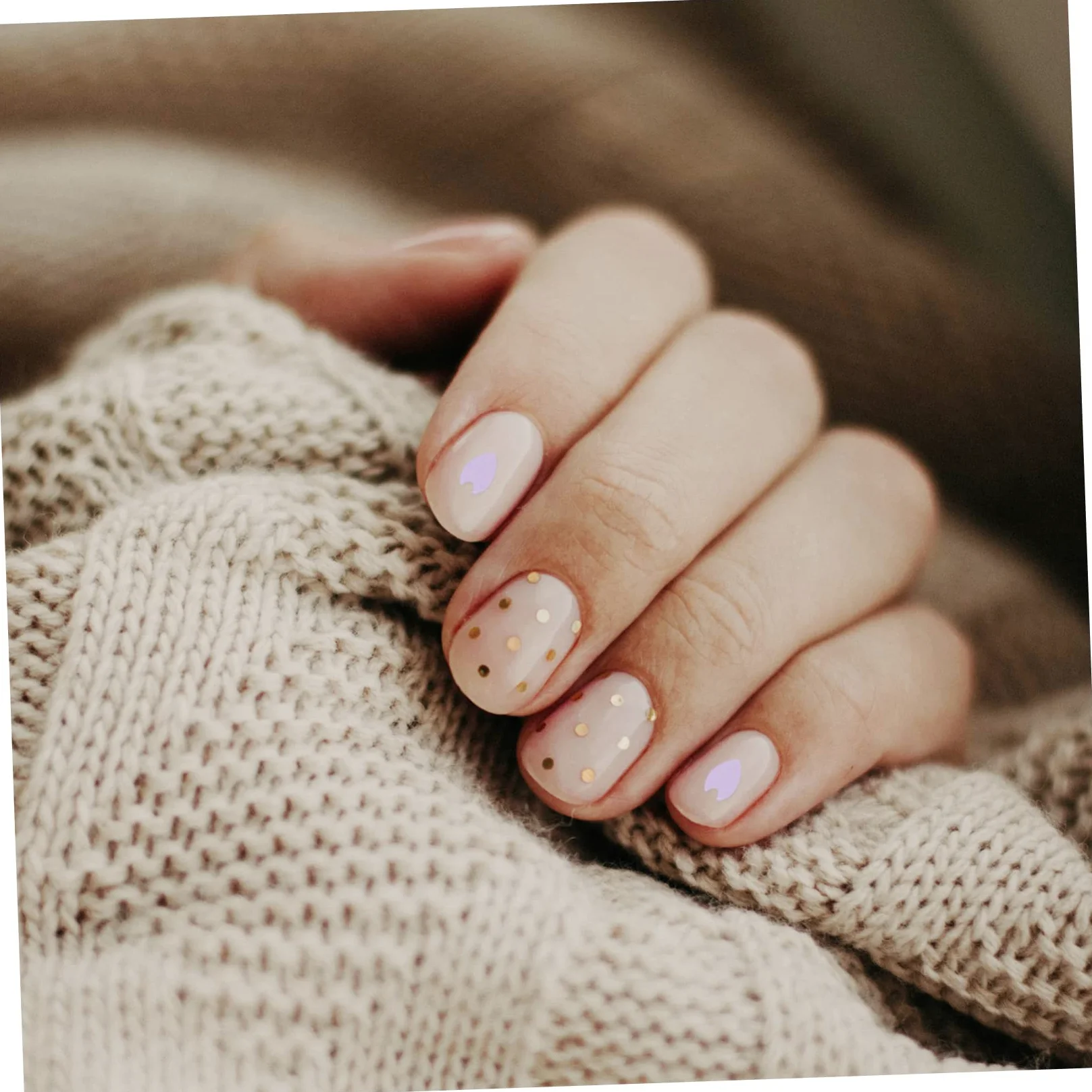 minkissy 4 Set Di Glitter Per Unghie Paillettes - Decorazioni Per Nail Art Per Ragazze Ornamenti Per Manicure Per *4